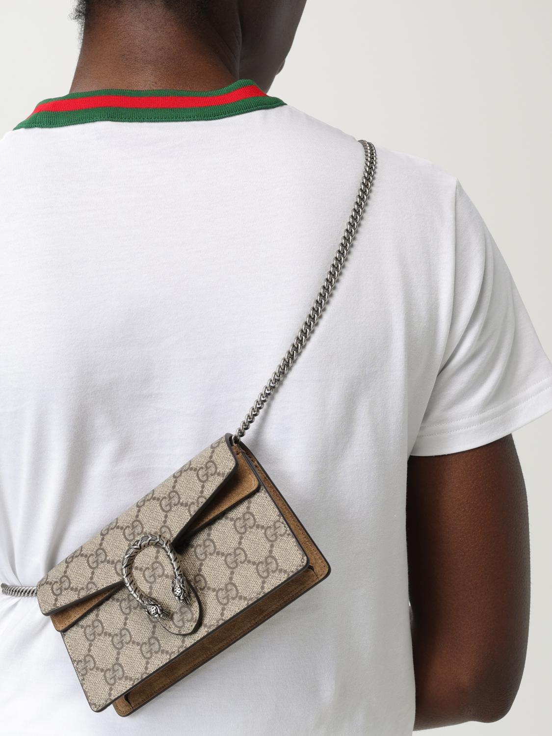 GUCCI MINI BOLSO: Bolso de hombro mujer Gucci, Beige - Img 2