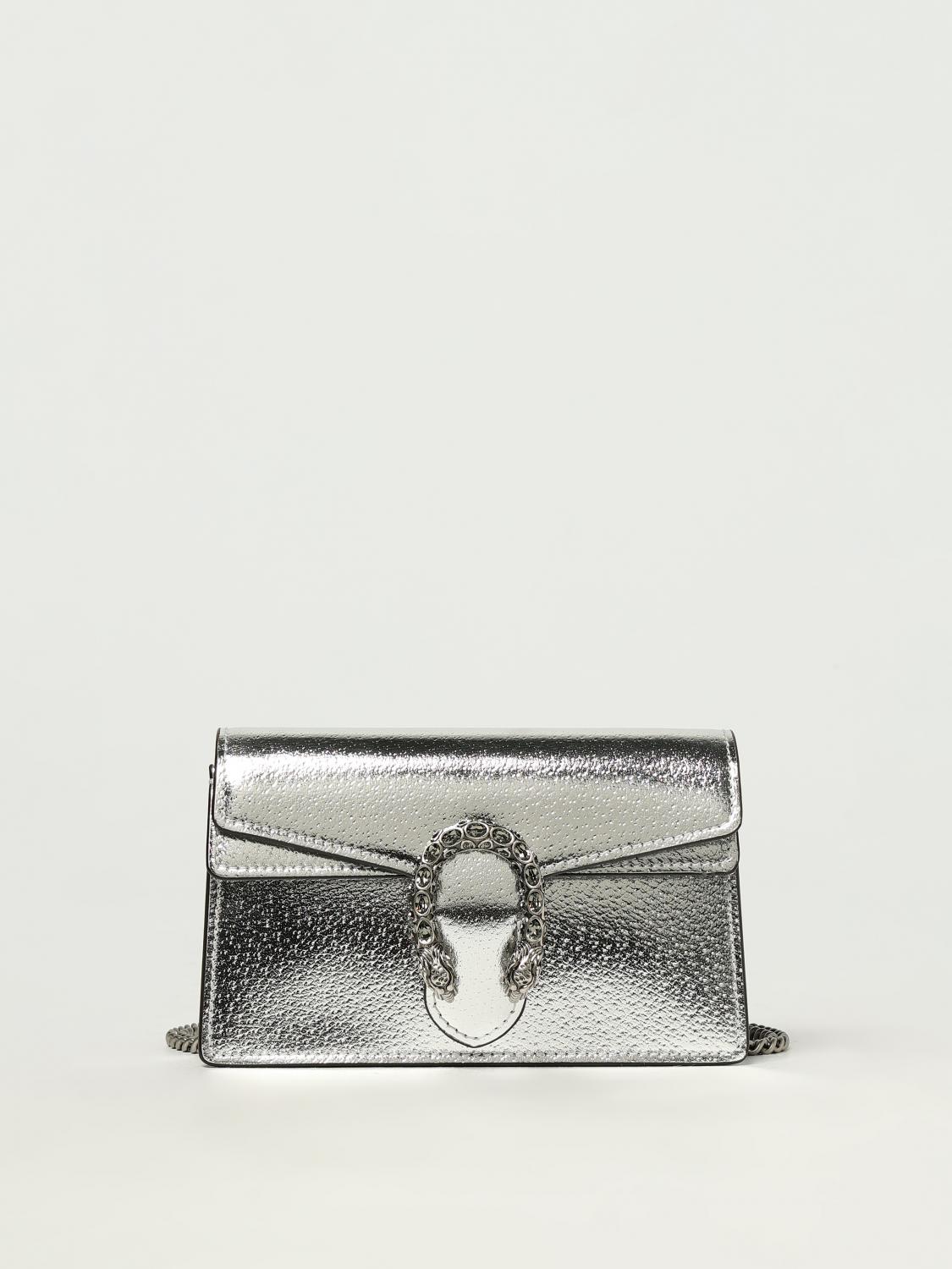 Gucci Shoulder bag woman - Silver | 476432 1TRBN | GIGLIO.COM
