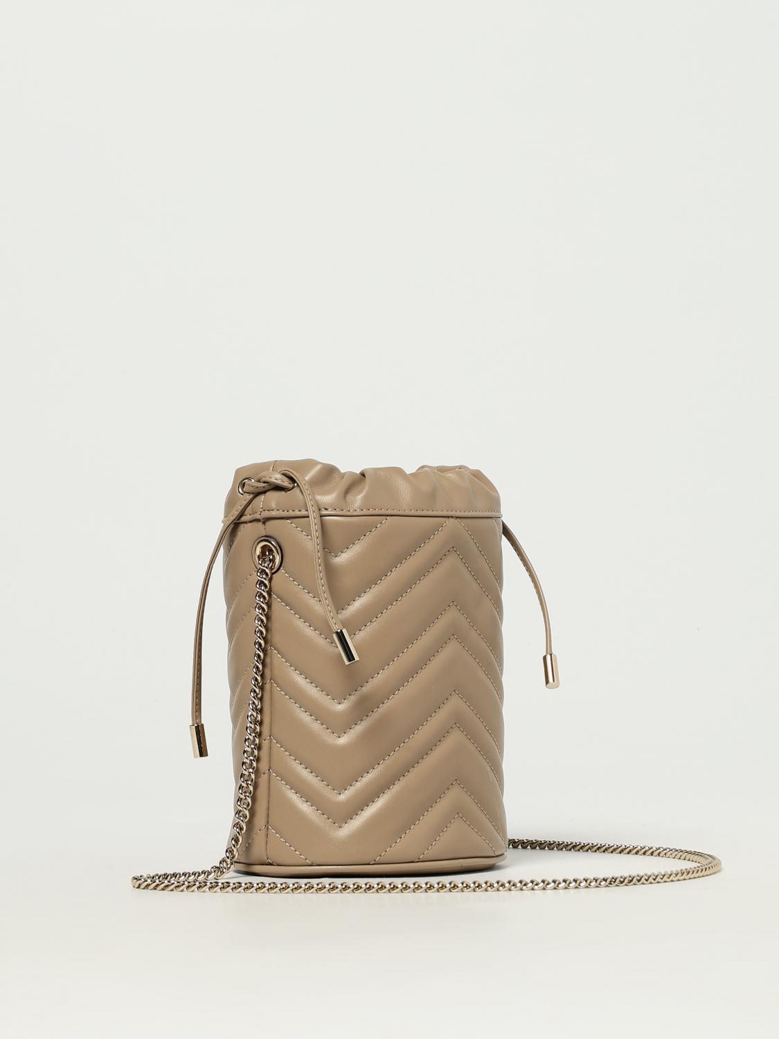 GUCCI BORSA MINI: Borse GG Marmont Gucci in pelle chevron matelassè , Beige - Img 3