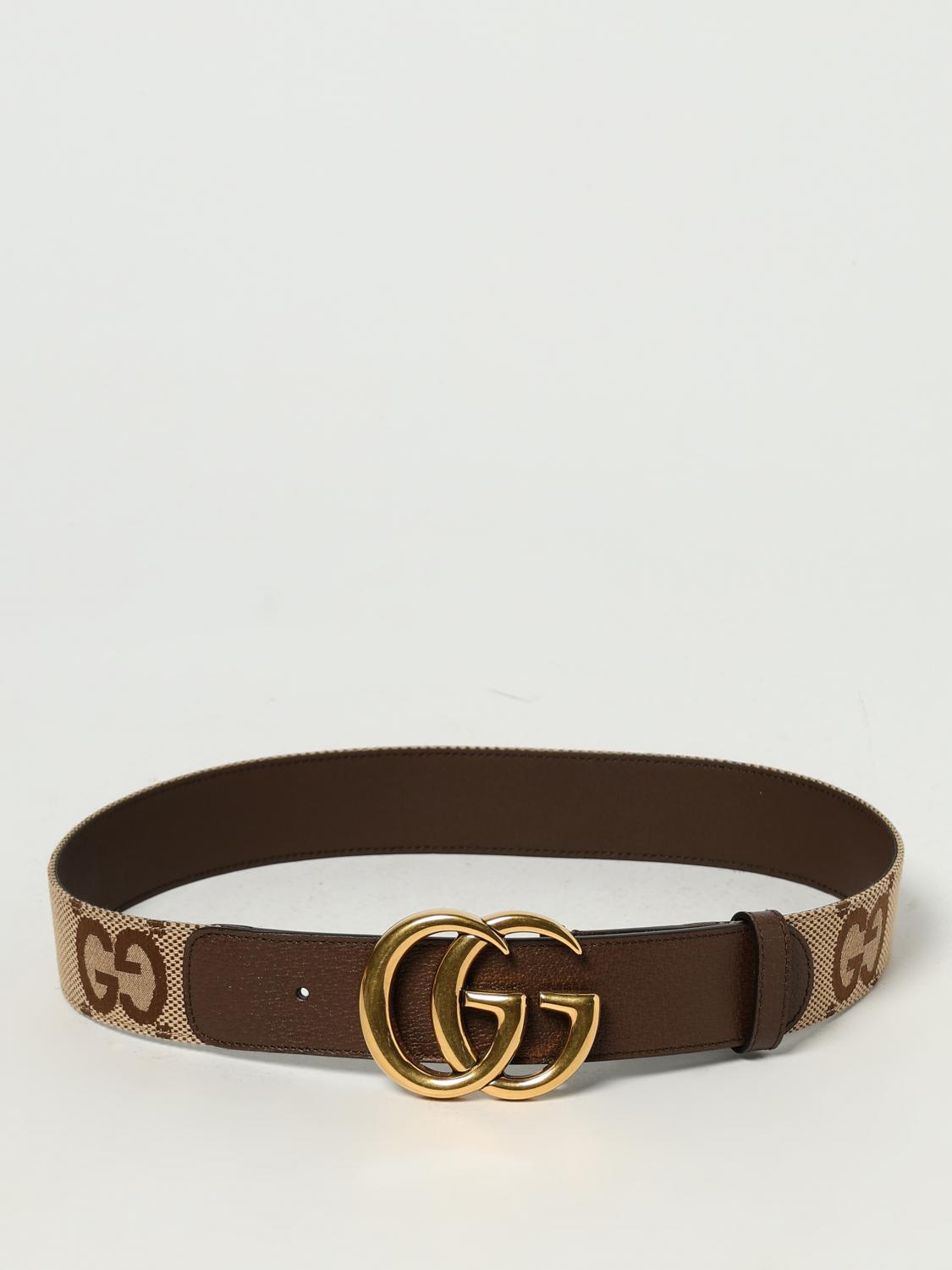 Gucci ベルト レディース - キャメル | 400593UQLAC | GIGLIO.COM