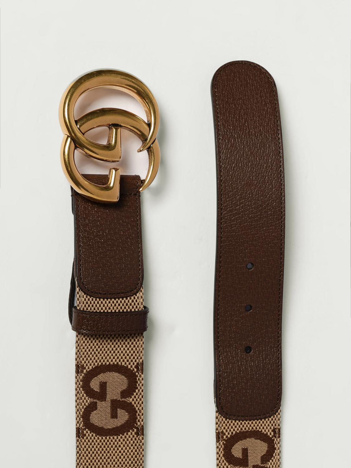 Gucci ベルト レディース - キャメル | 400593UQLAC | GIGLIO.COM