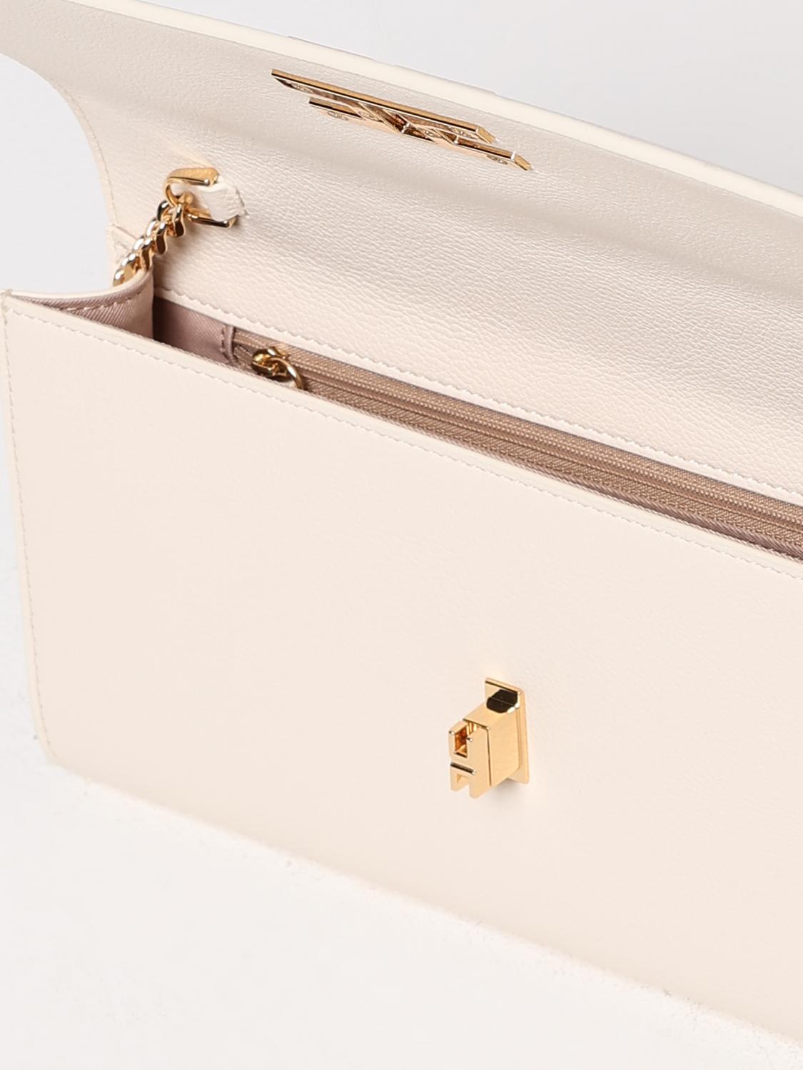 ELISABETTA FRANCHI CLUTCH: Shoulder bag woman Elisabetta Franchi, White - Img 3