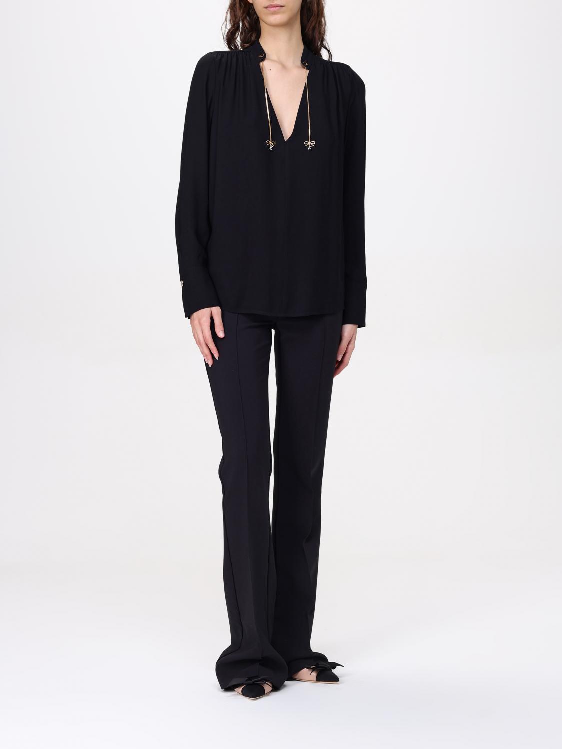ELISABETTA FRANCHI TOP: Top femme Elisabetta Franchi, Noir - Img 2