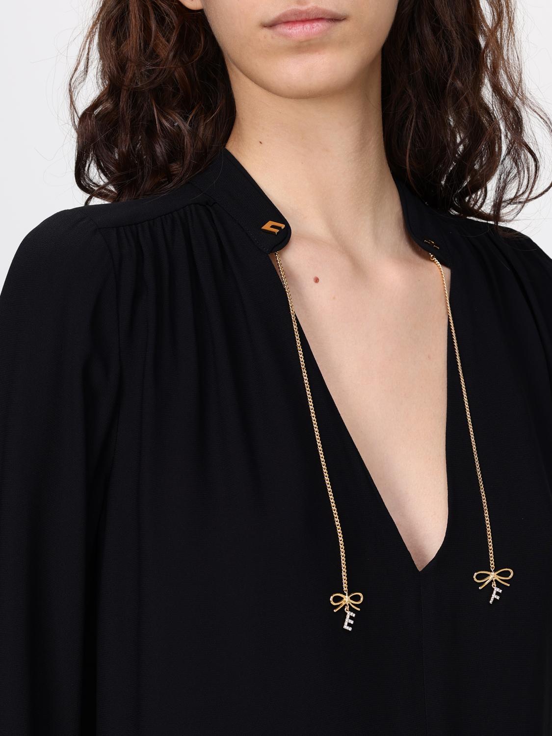 ELISABETTA FRANCHI TOP: Top femme Elisabetta Franchi, Noir - Img 4