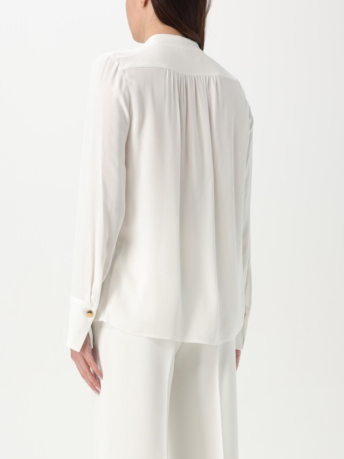 ELISABETTA FRANCHI TOP: Blusa Elisabetta Franchi in viscosa , Avorio - Img 2