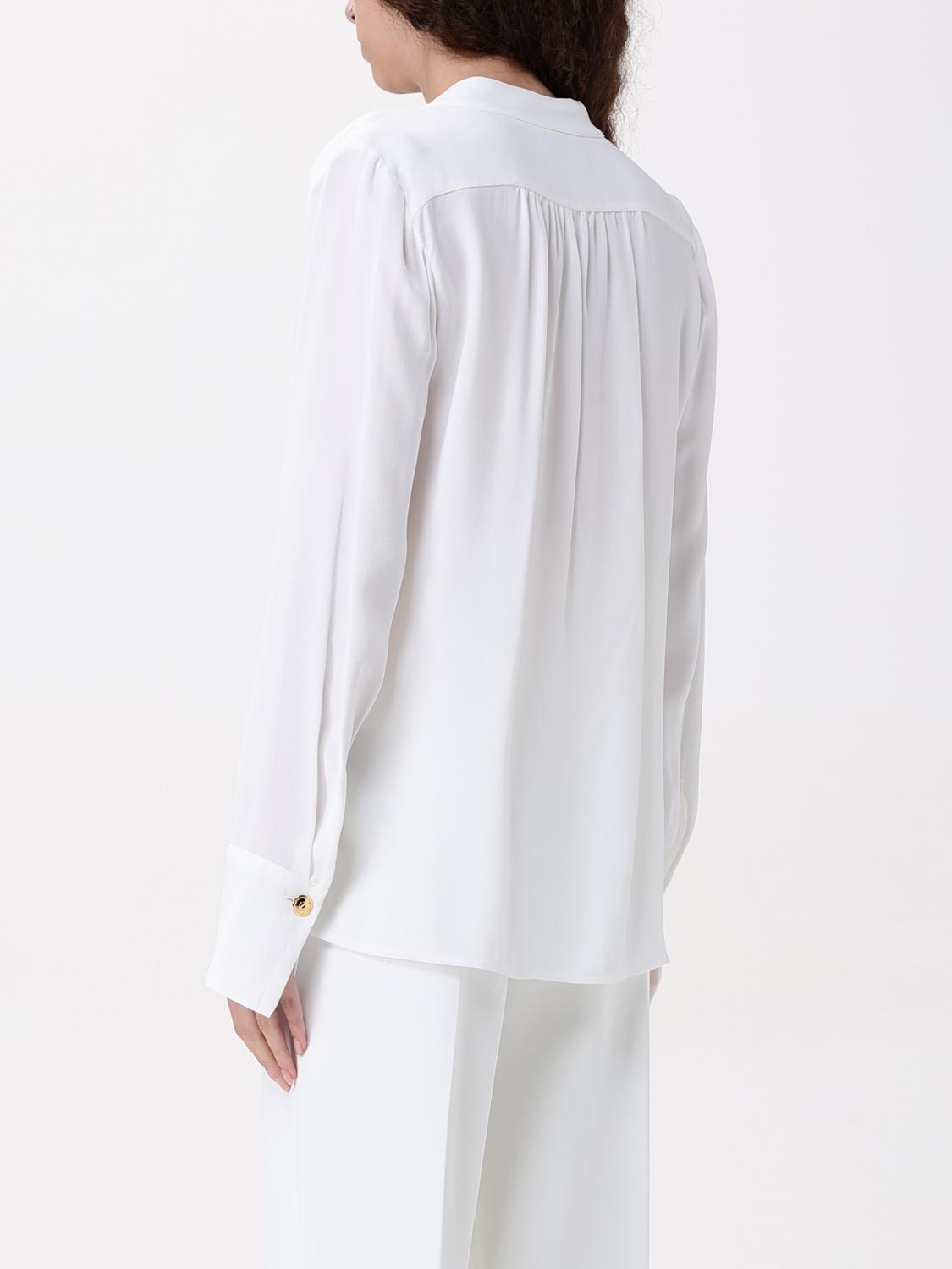 ELISABETTA FRANCHI TOP: Blusa Elisabetta Franchi in viscosa , Panna - Img 3