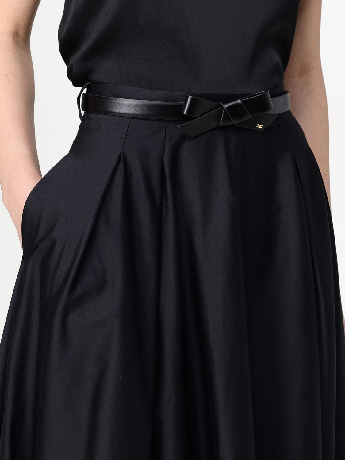 ELISABETTA FRANCHI FALDA: Falda mujer Elisabetta Franchi, Negro - Img 3