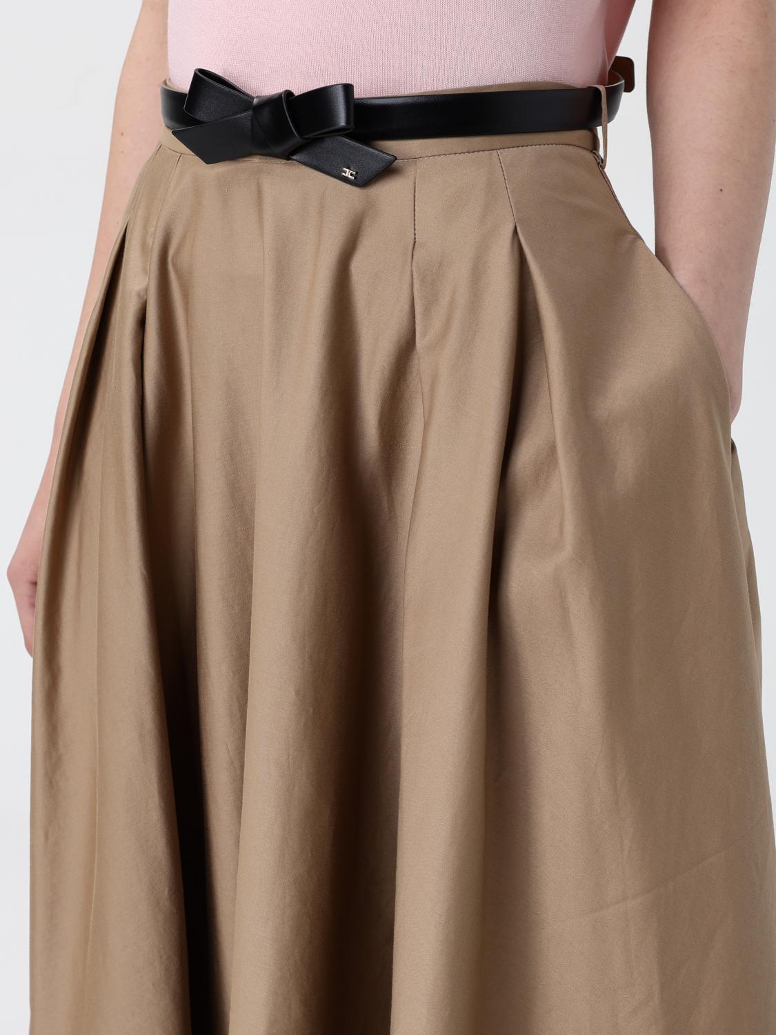 ELISABETTA FRANCHI FALDA: Falda mujer Elisabetta Franchi, Gris - Img 3