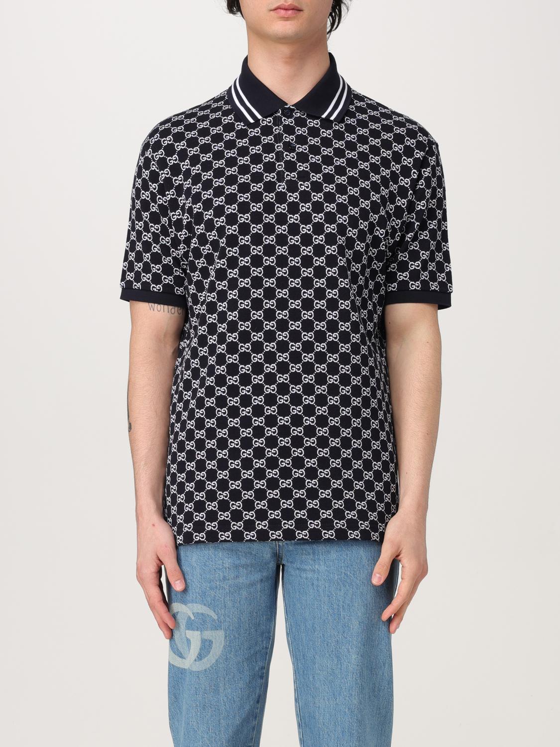 Gucci ポロシャツ メンズ - ネイビー | 788024XJG5N | GIGLIO.COM