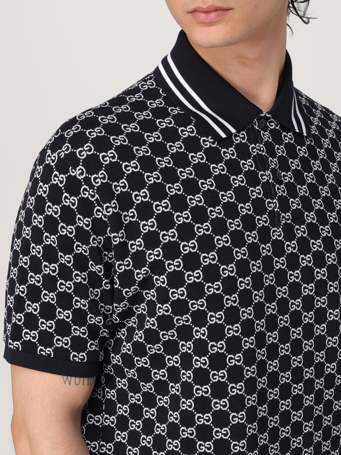 Gucci ポロシャツ メンズ - ネイビー | 788024XJG5N | GIGLIO.COM