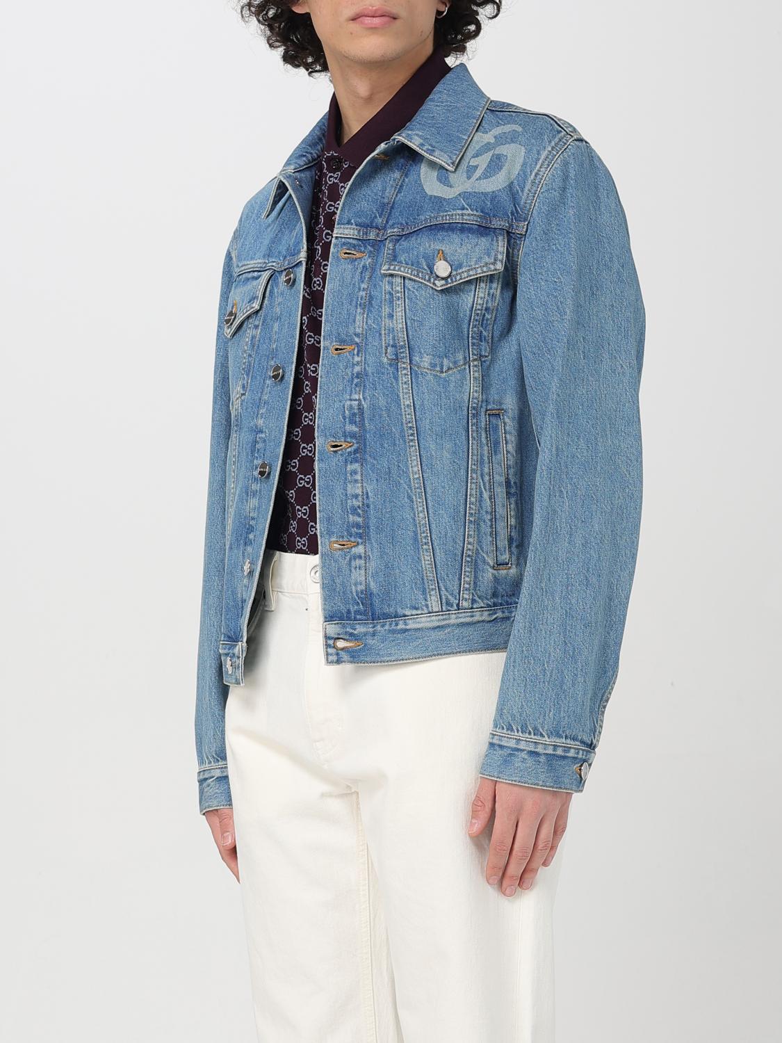 GUCCI JACKET: Jacket men Gucci, Denim - Img 3