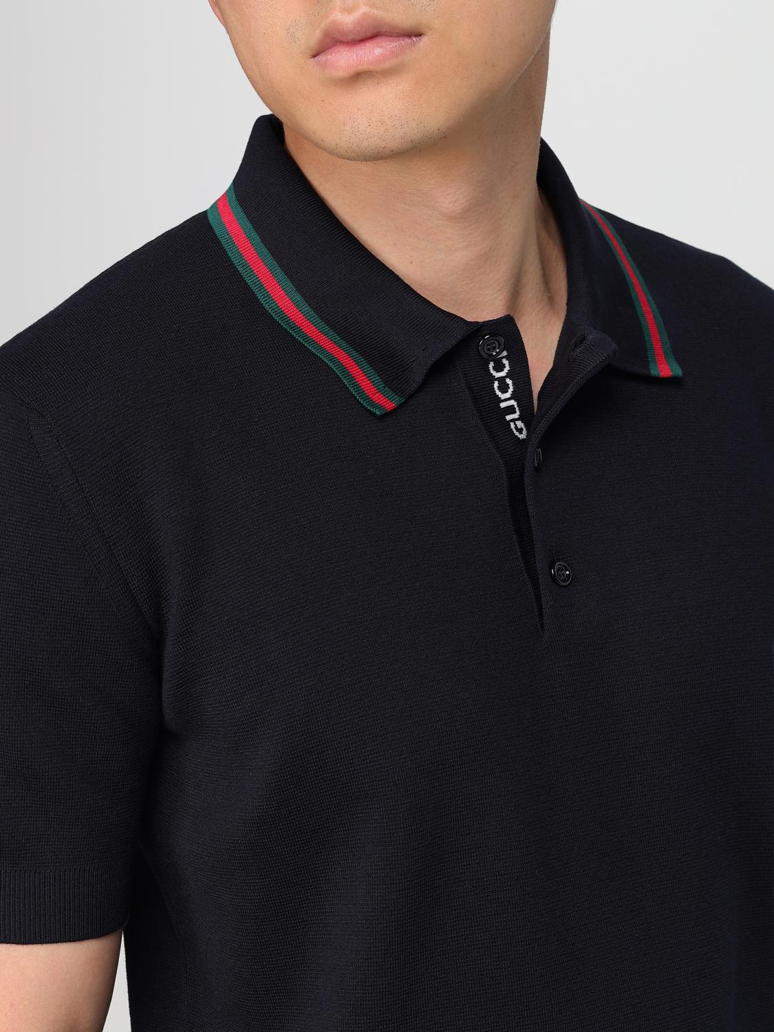 GUCCI POLO: Pullover herren Gucci, Navy - Img 5