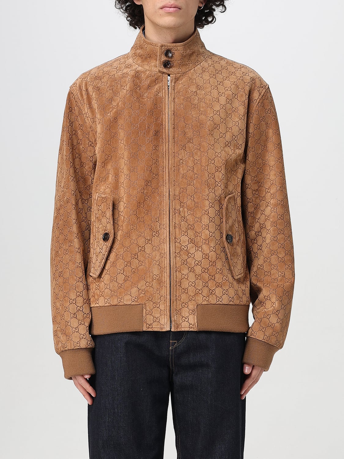 GUCCI JACKET: Jacket men Gucci, Camel - Img 1