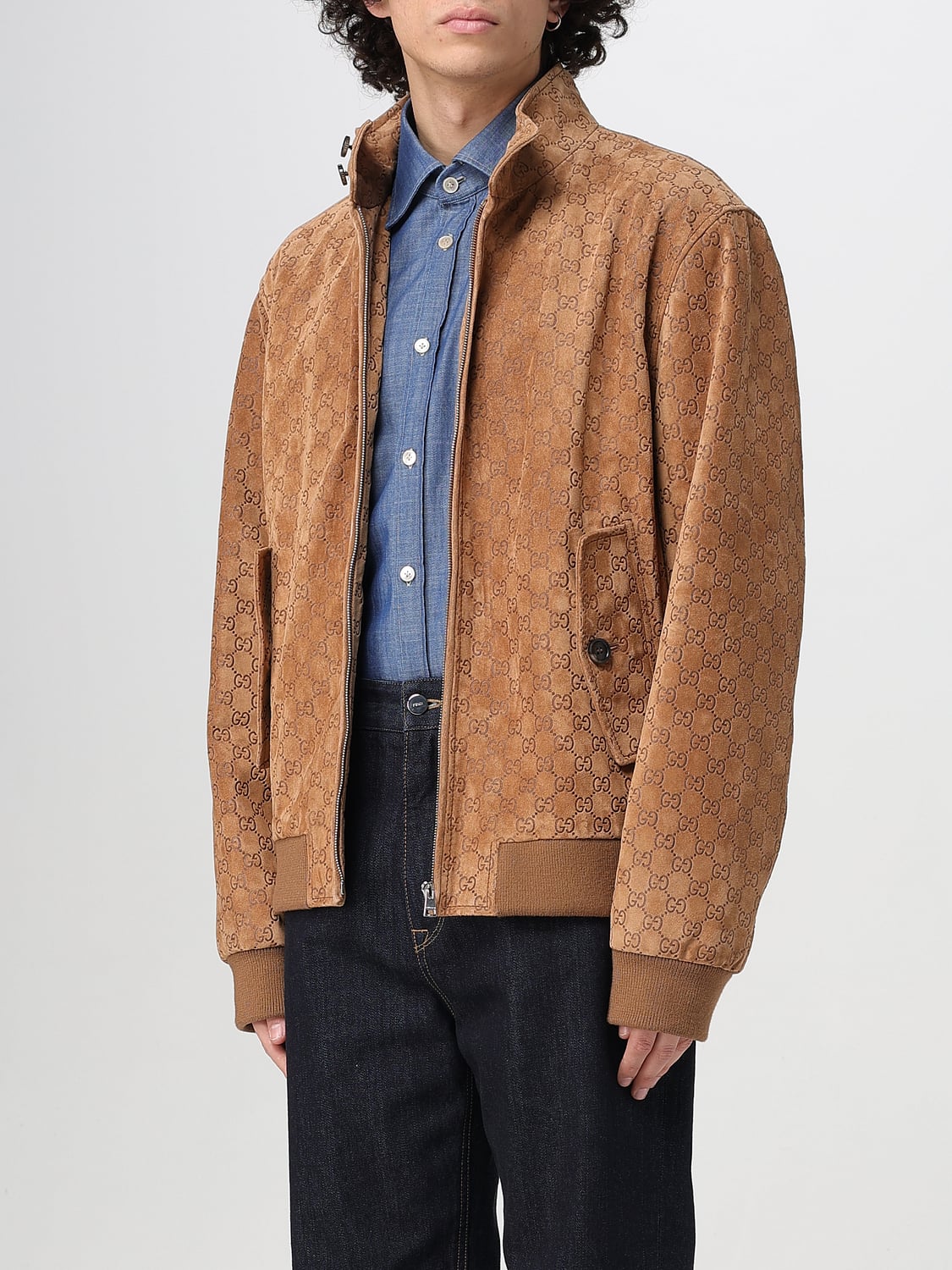 GUCCI JACKET: Jacket men Gucci, Camel - Img 3