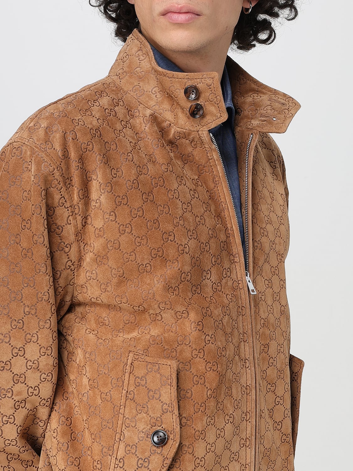 GUCCI JACKET: Jacket men Gucci, Camel - Img 4