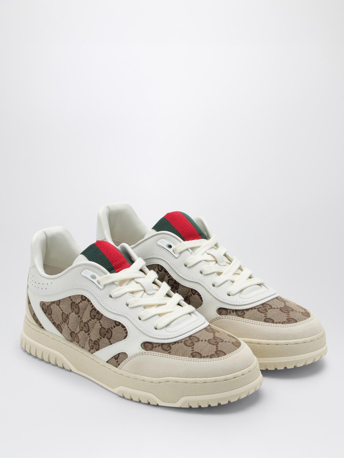 GUCCI BASKETS: Baskets homme Gucci, Blanc - Img 2