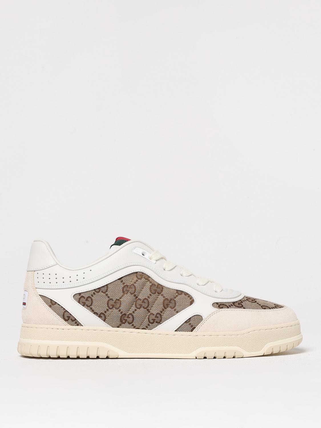 GUCCI BASKETS: Baskets homme Gucci, Beige - Img 1