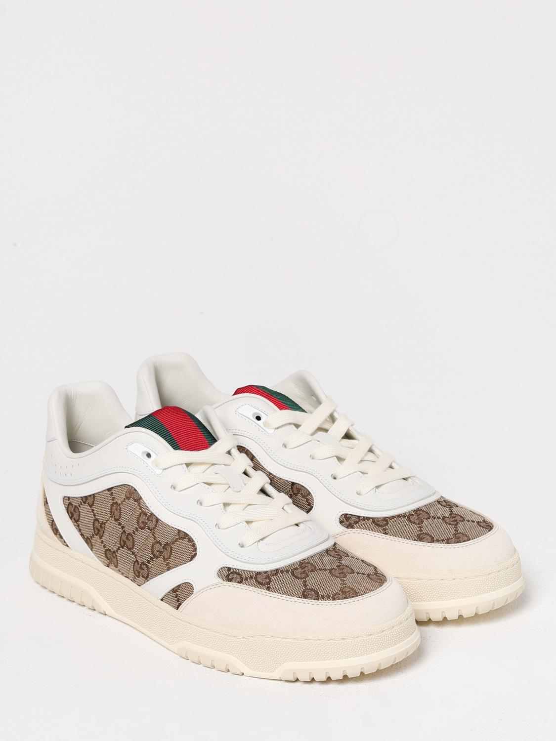 GUCCI BASKETS: Baskets homme Gucci, Beige - Img 2