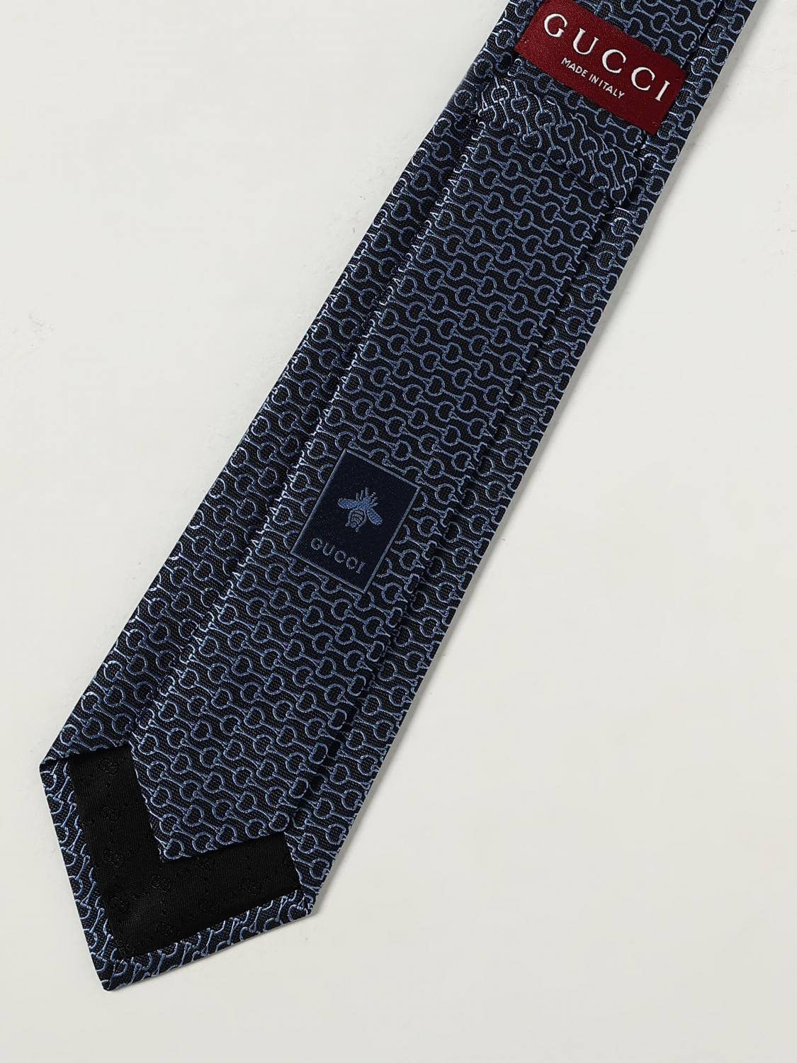 GUCCI TIE: Tie men Gucci, Blue - Img 2