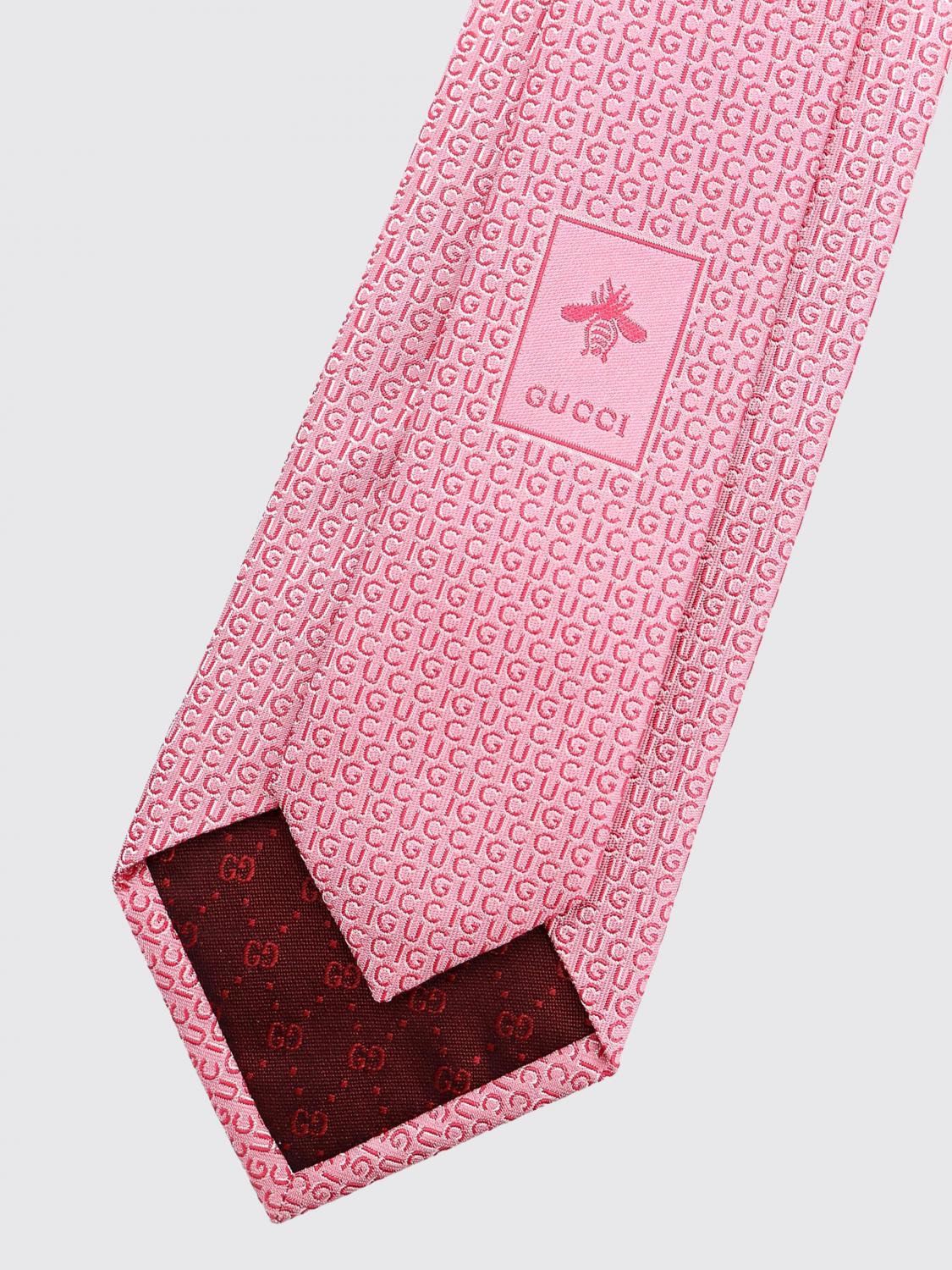 GUCCI TIE: Tie men Gucci, Red - Img 2