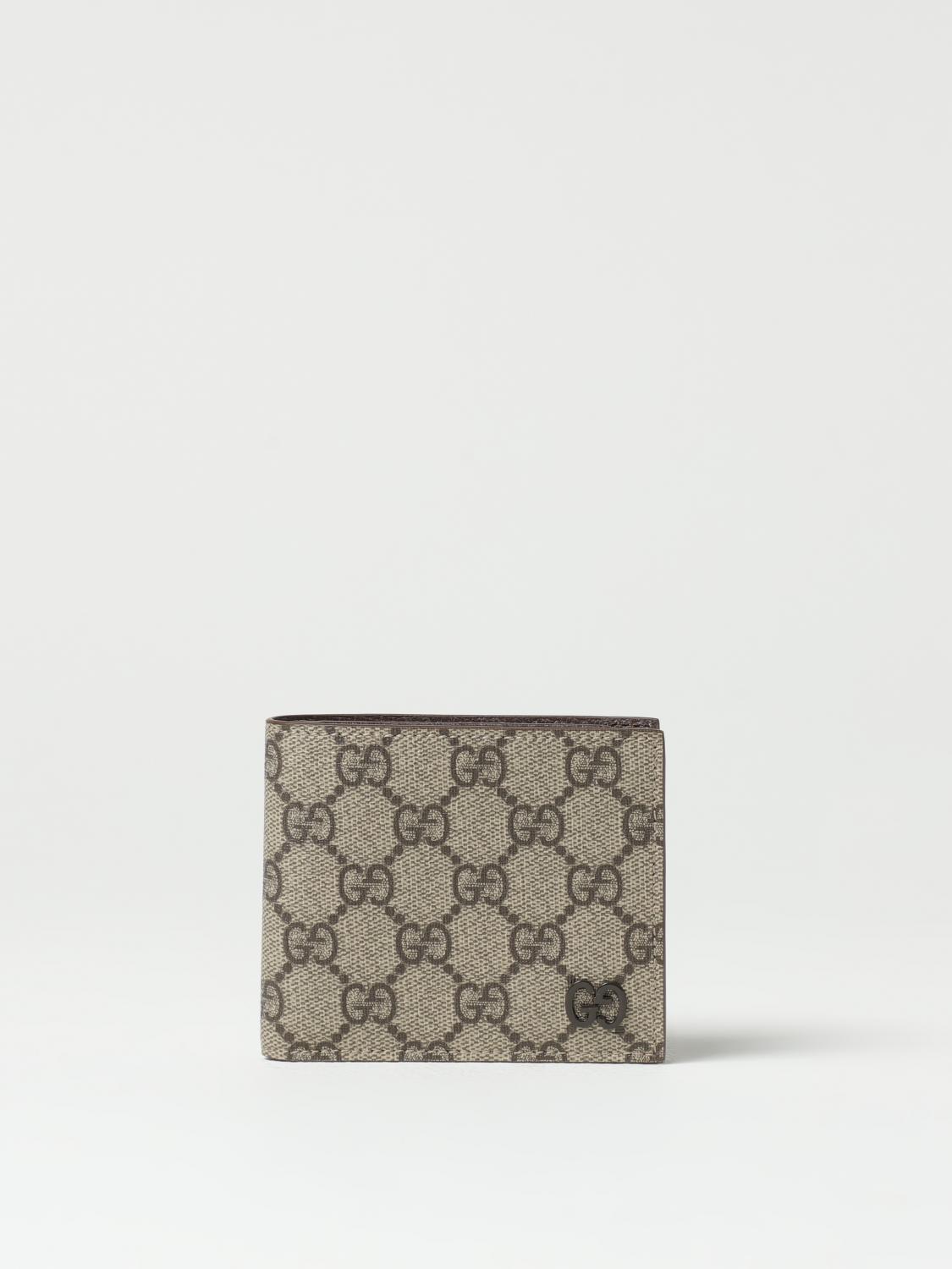 GUCCI 財布: Gucci GG Supreme ファブリックウォレット, ベージュ - Img 1