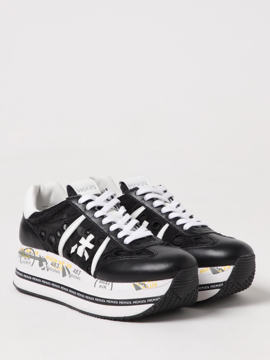 PREMIATA 运动鞋: 运动鞋 女士 Premiata, 黑色 - Img 2
