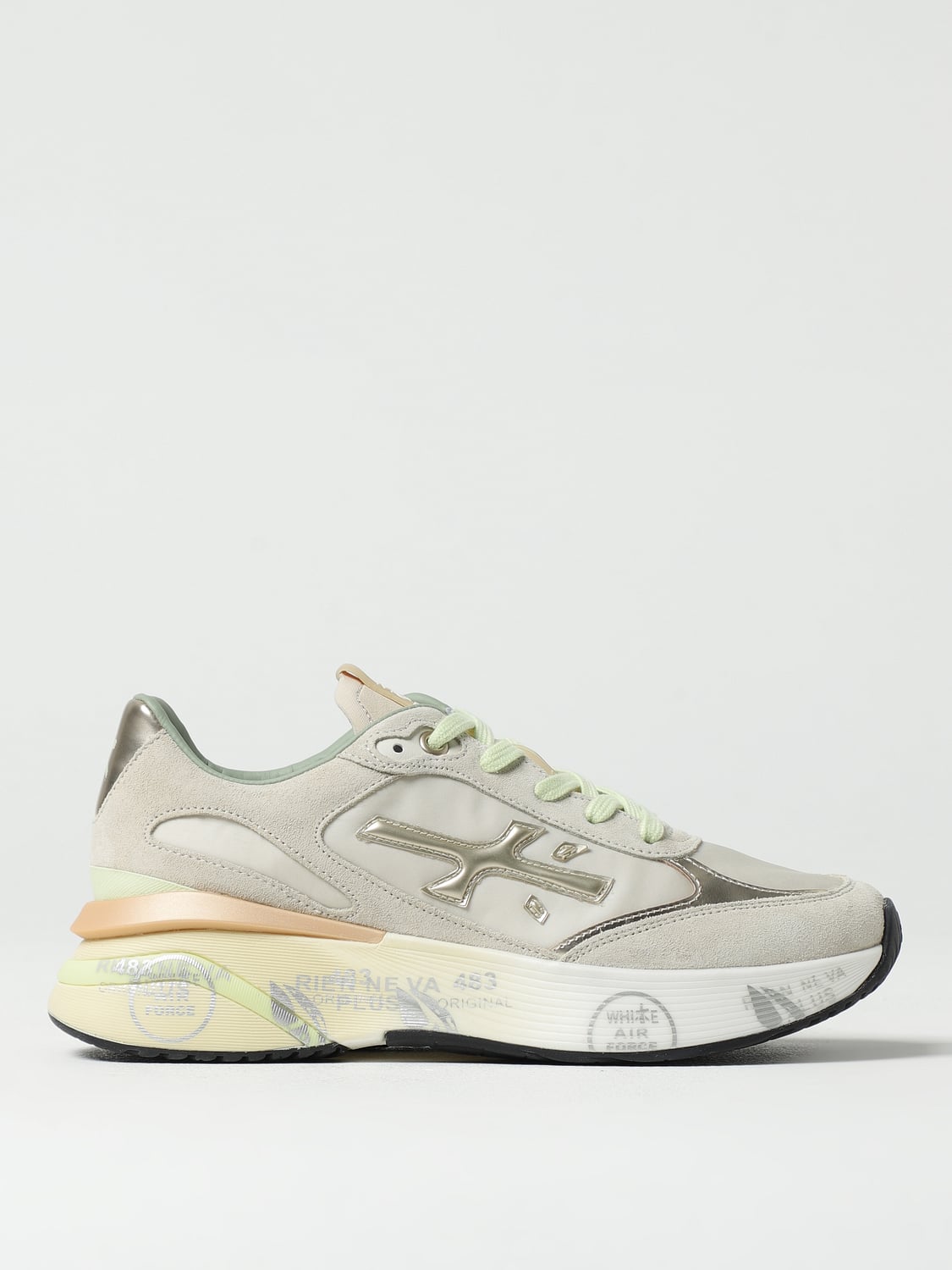 PREMIATA SNEAKERS: Sneakers Moerund Premiata in camoscio e nylon , Rosa - Img 1