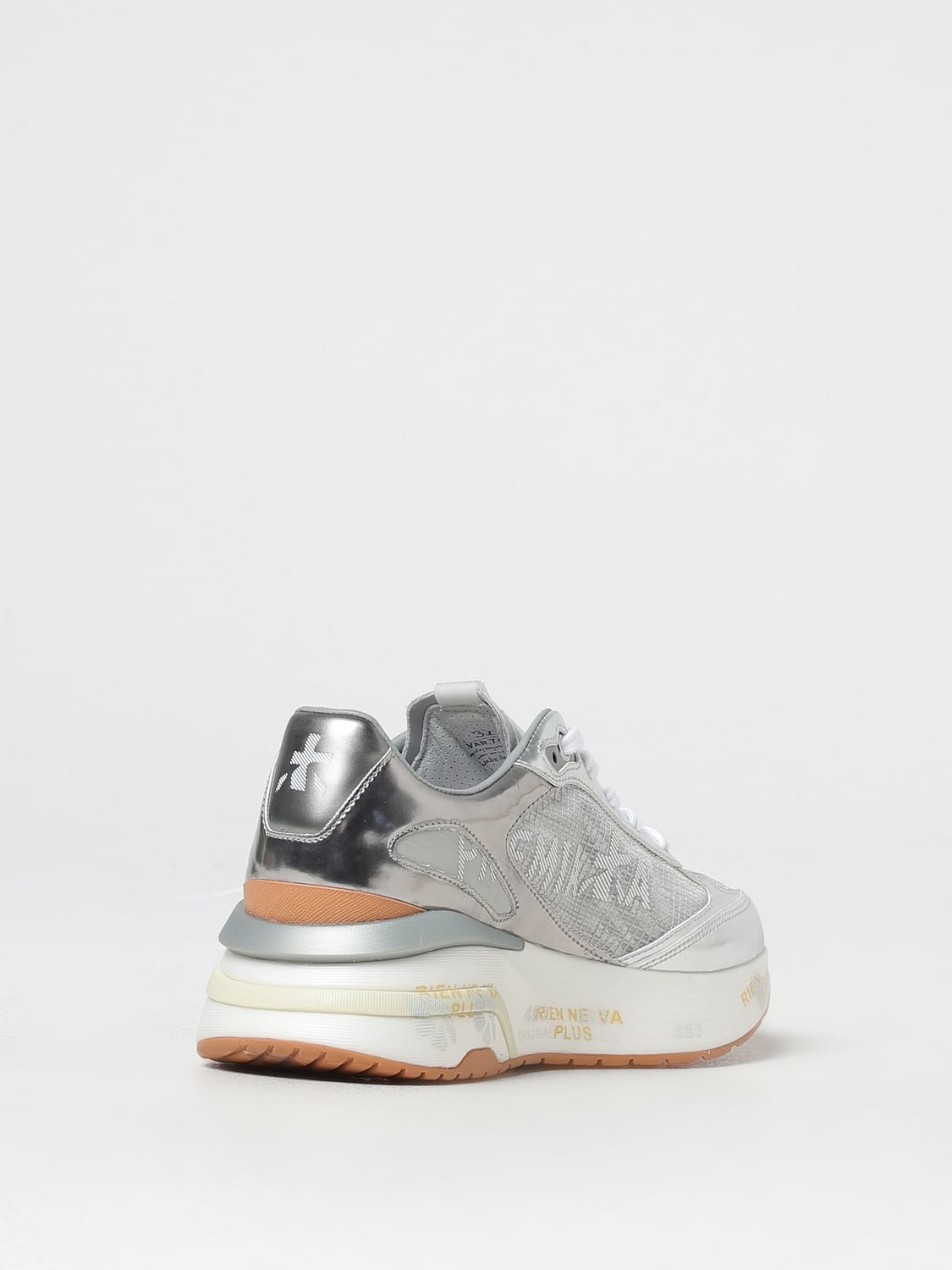PREMIATA BASKETS: Baskets femme Premiata, Argent - Img 3