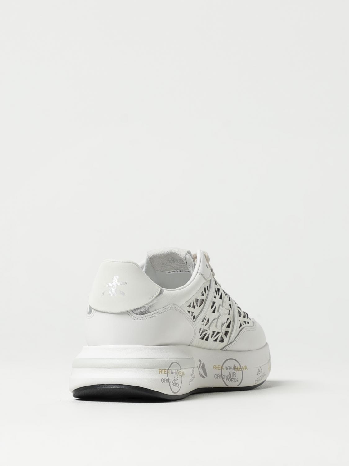 PREMIATA SNEAKERS: Sneakers Mased Premiata in pelle traforata , Bianco - Img 3