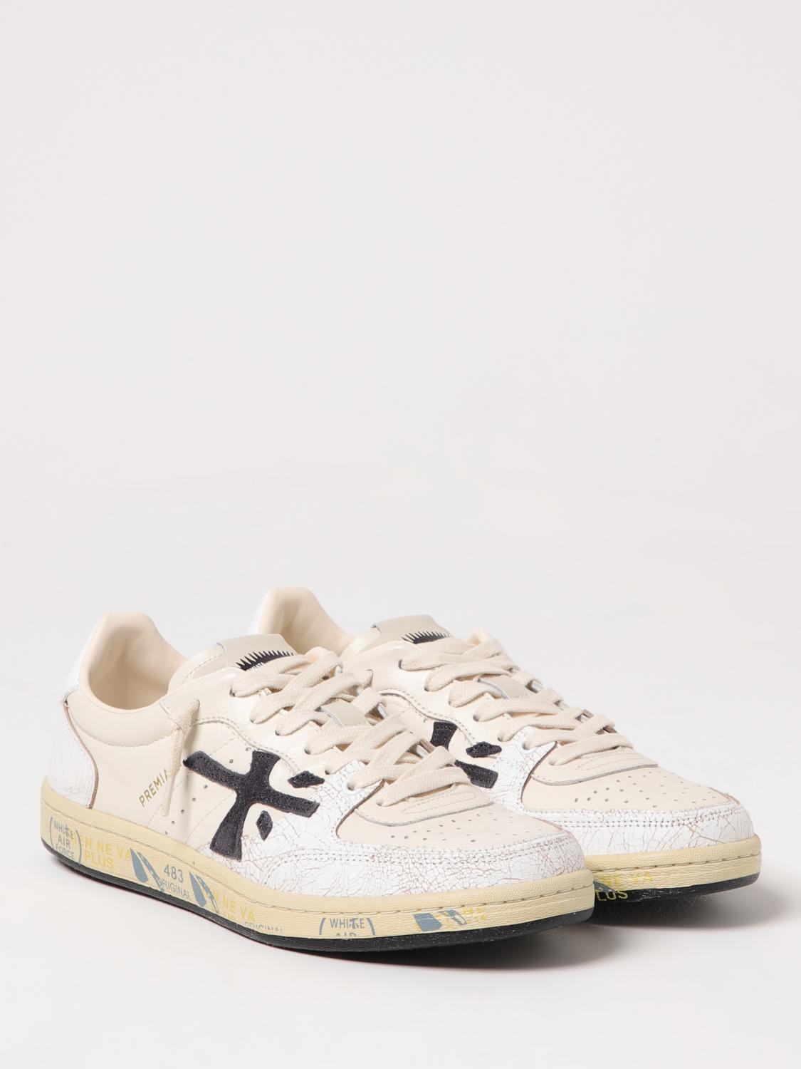 PREMIATA BASKETS: Baskets homme Premiata, Blanc 1 - Img 2