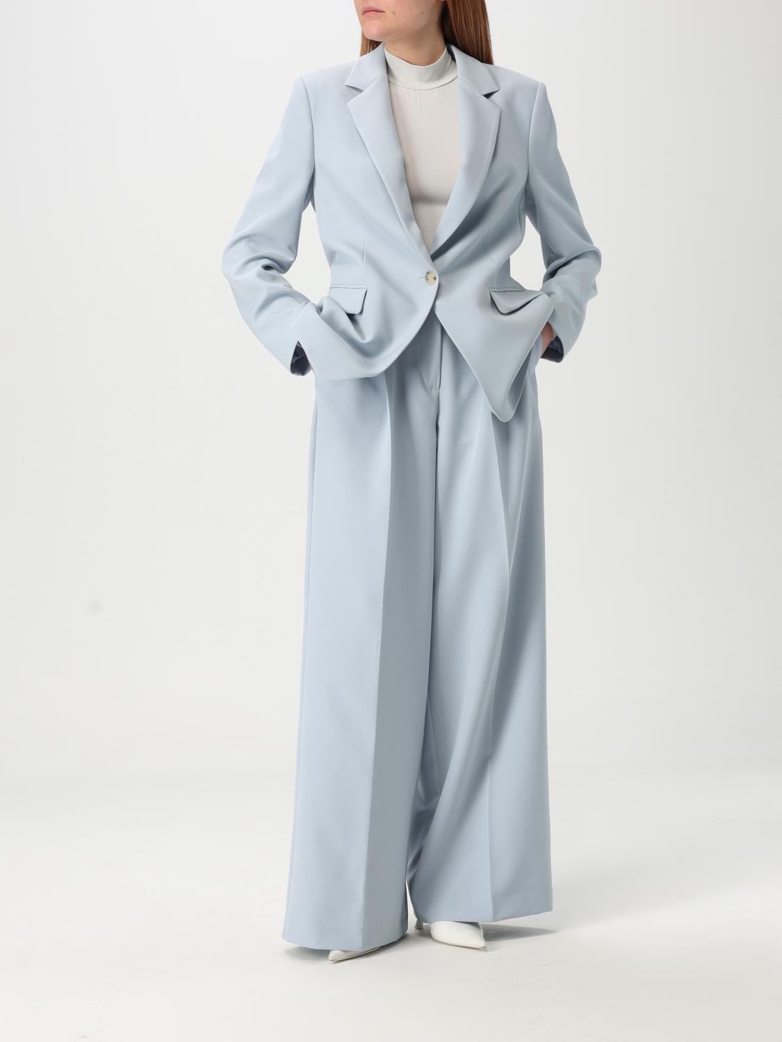 BOSS BLAZER: Blazer classico Boss in crêpe, Azzurro - Img 2