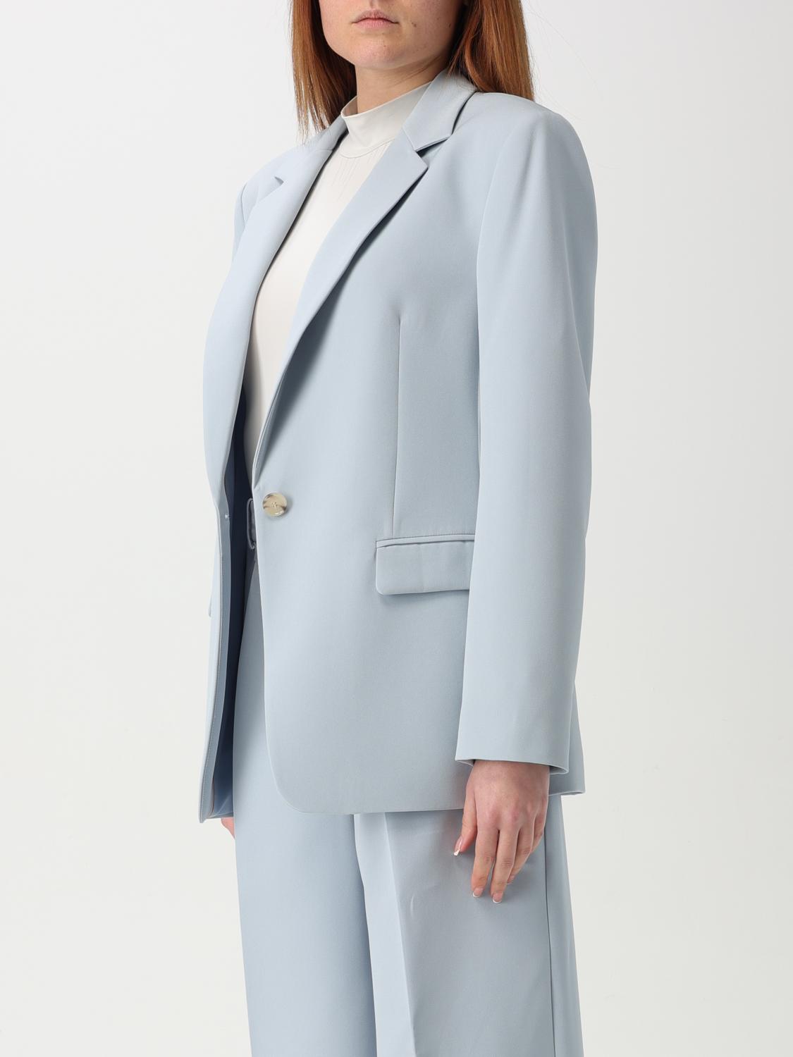 BOSS BLAZER: Blazer classico Boss in crêpe, Azzurro - Img 4