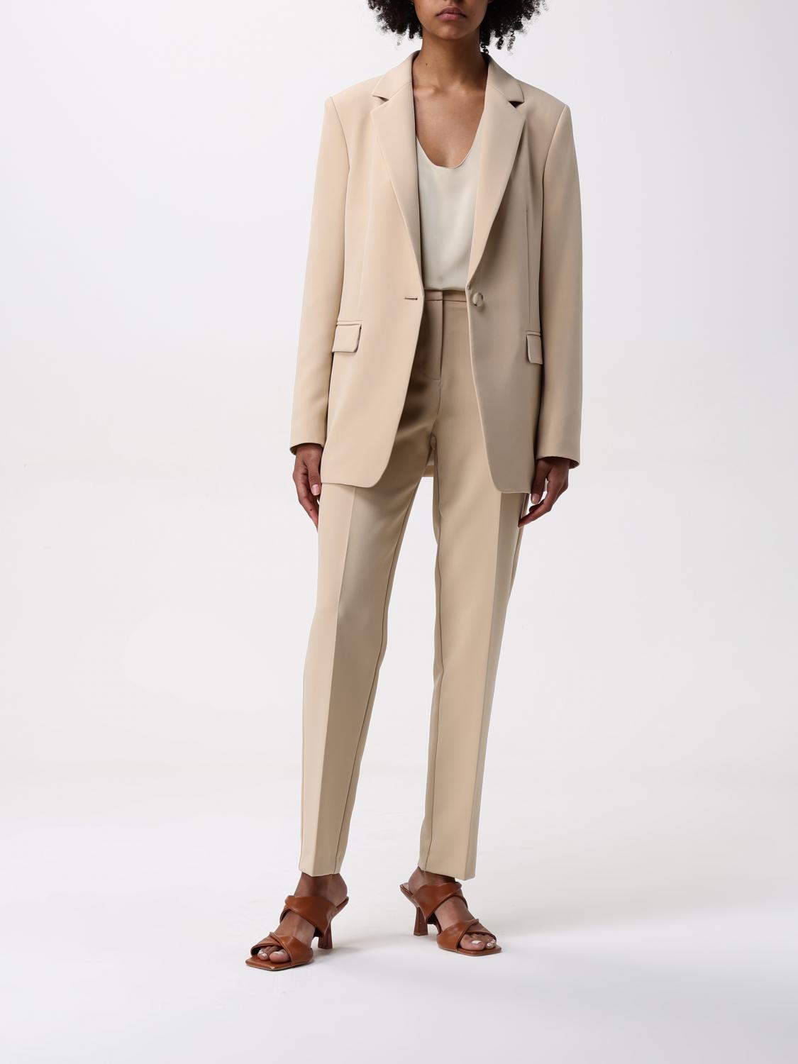BOSS BLAZER: Blazer classico Boss in crêpe, Beige - Img 2