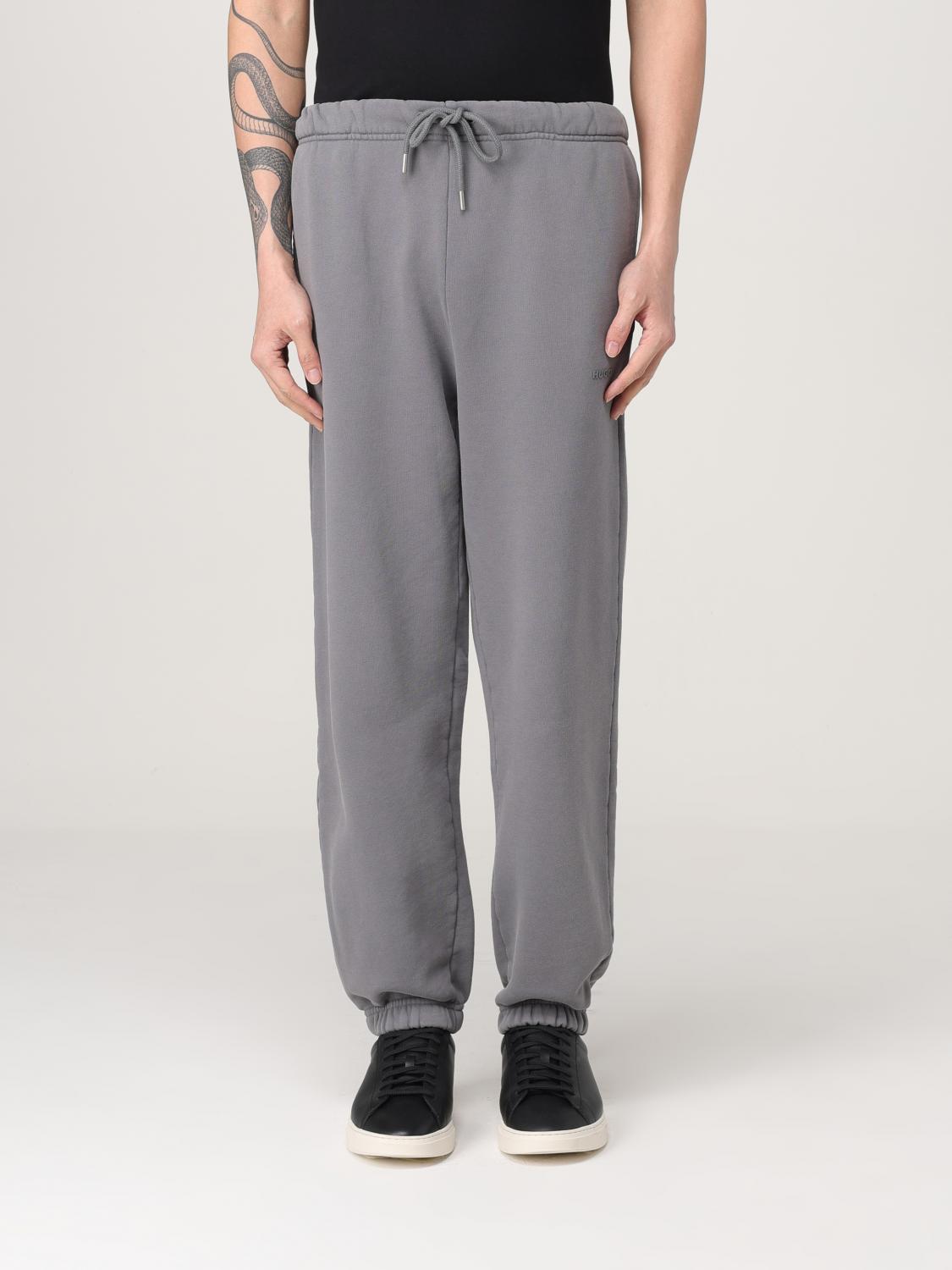 HUGO PANTALONI: Pantalone Hugo in cotone , Grigio - Img 1