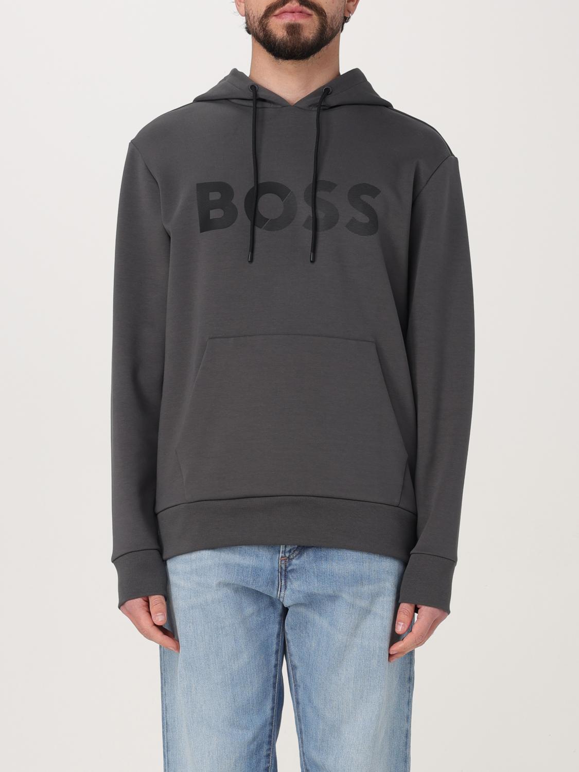 BOSS SWEATSHIRT: Sweatshirt homme Boss, Anthracite - Img 1