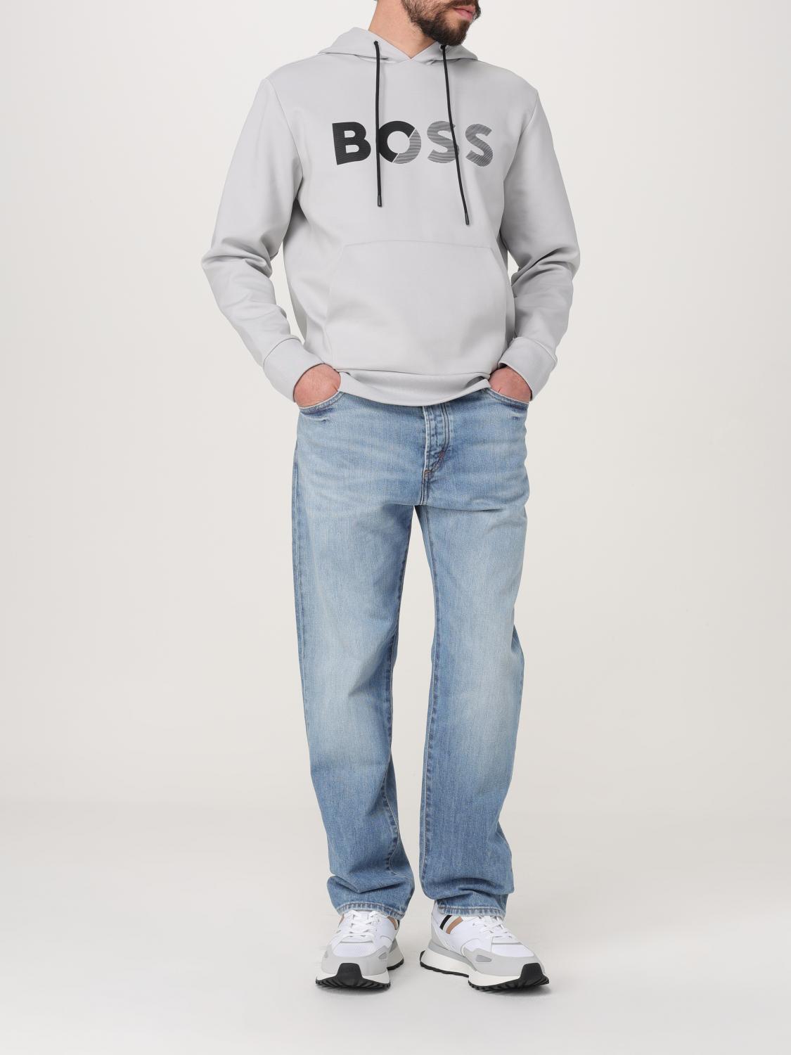 BOSS SUDADERA: Sudadera hombre Boss, Perla - Img 2
