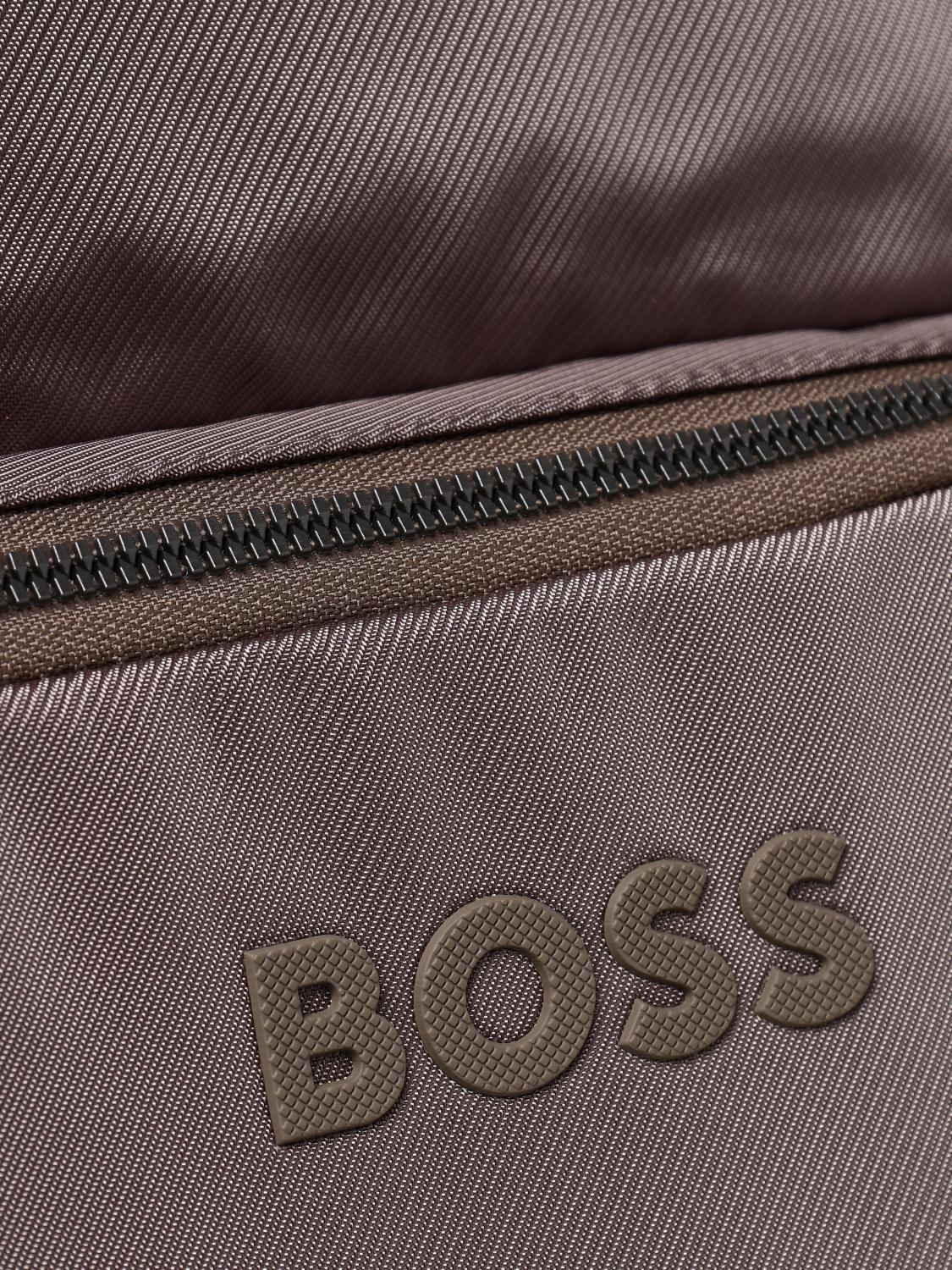 BOSS ZAINO: Zaino Boss in nylon riciclato , Verde - Img 3