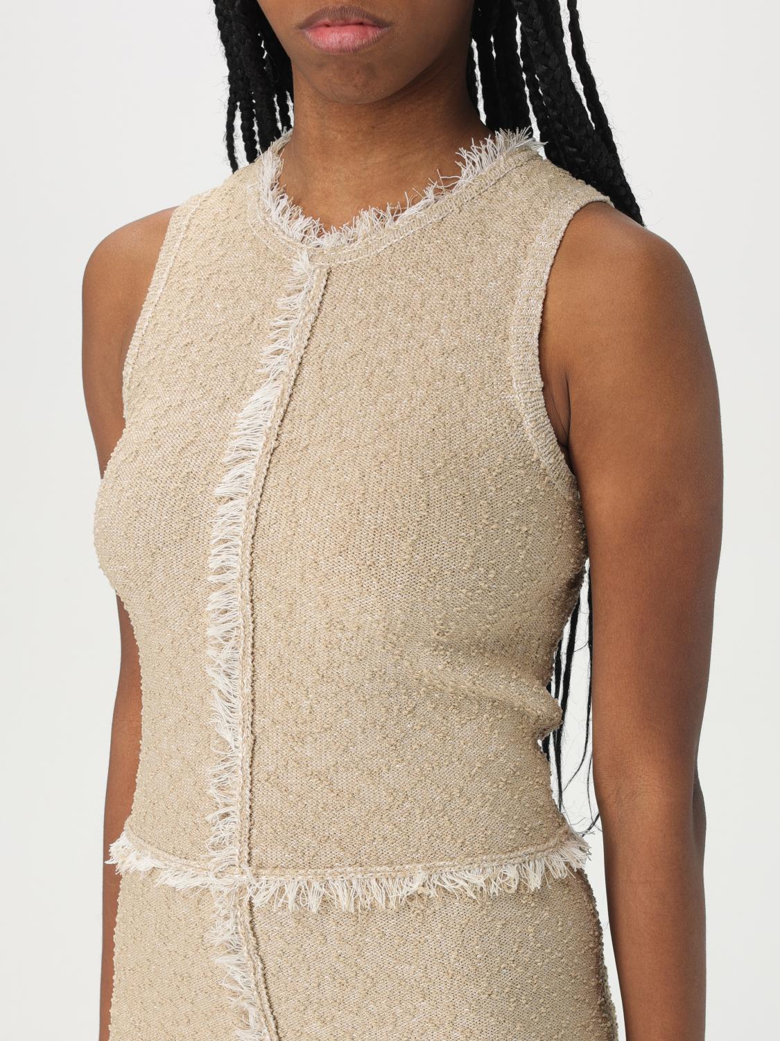 BOSS VESTIDO: Vestido mujer Boss, Beige - Img 3