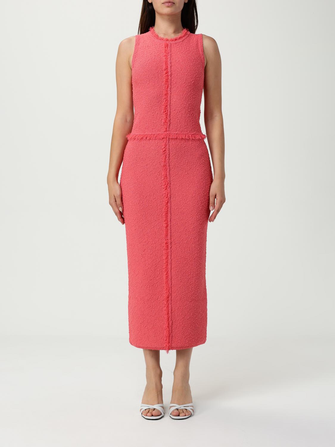 BOSS VESTIDO: Vestido mujer Boss, Durazno - Img 1