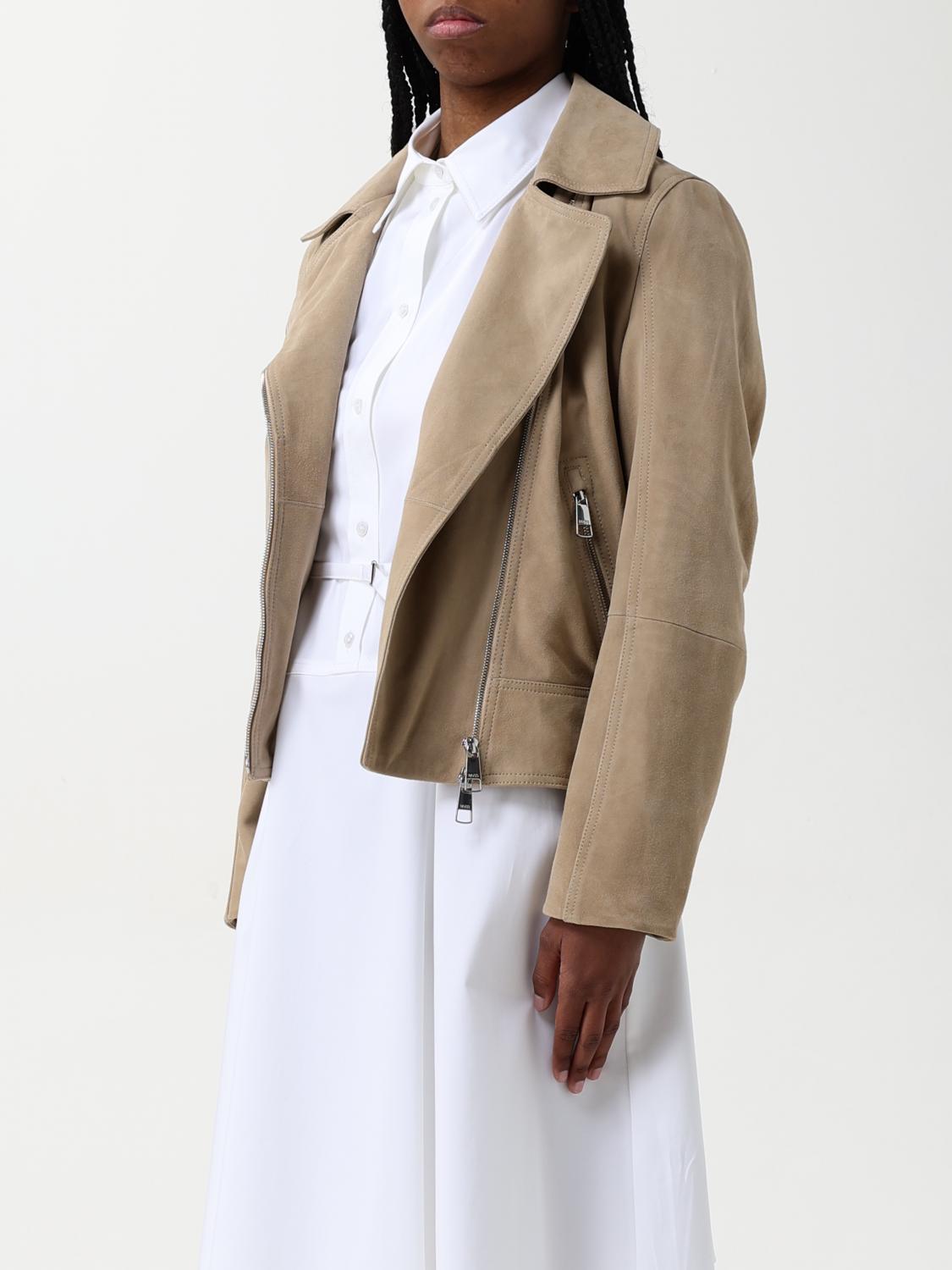 BOSS CHAQUETA: Chaqueta mujer Boss, Beige - Img 3