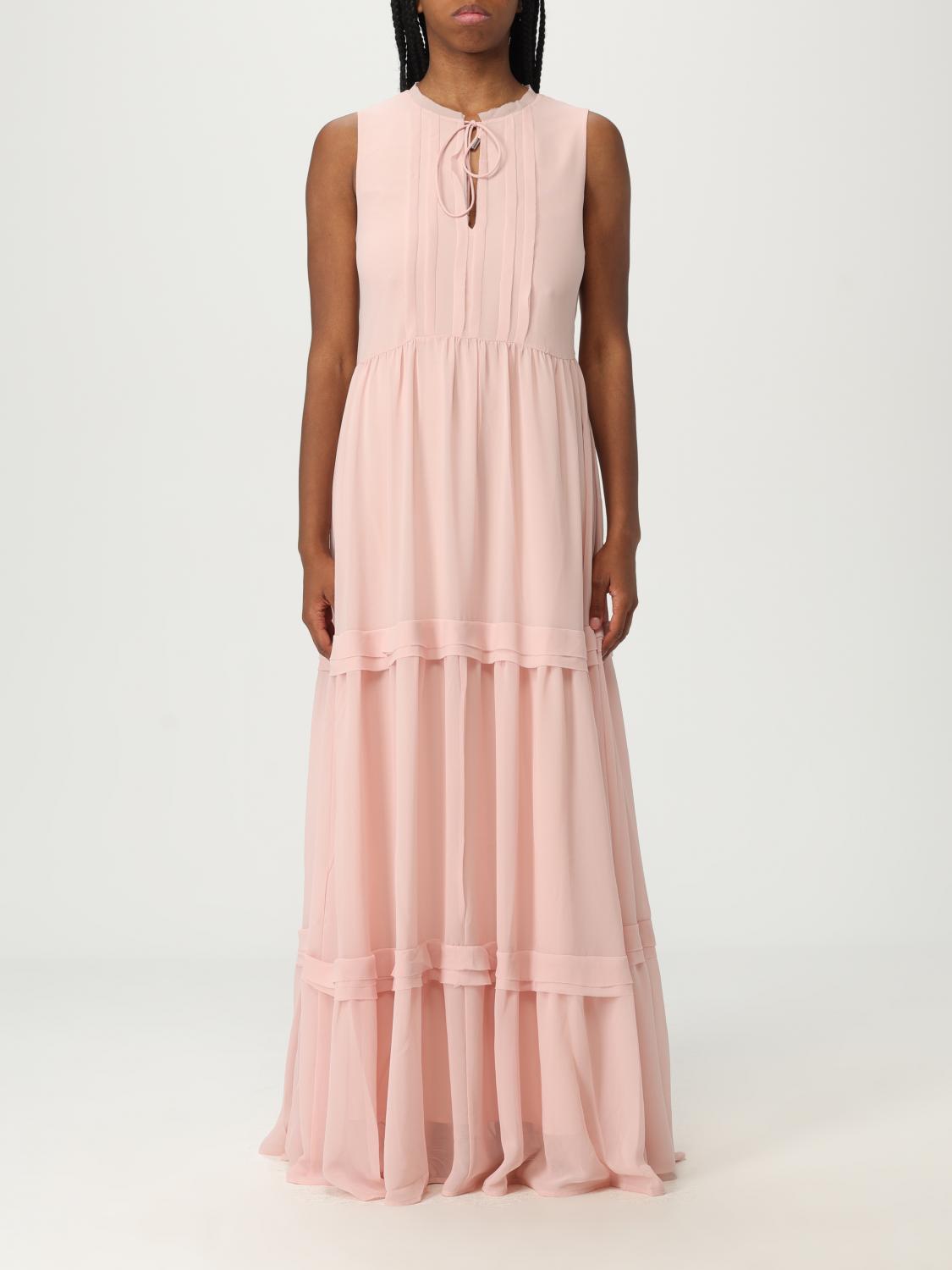 BOSS VESTIDO: Vestido mujer Boss, Rosa Pálido - Img 1