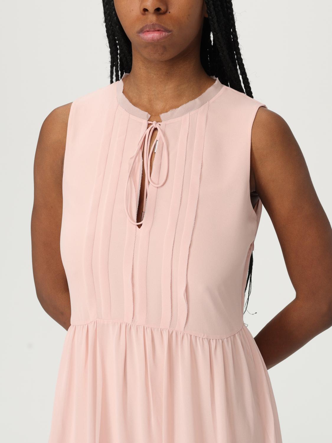 BOSS VESTIDO: Vestido mujer Boss, Rosa Pálido - Img 3