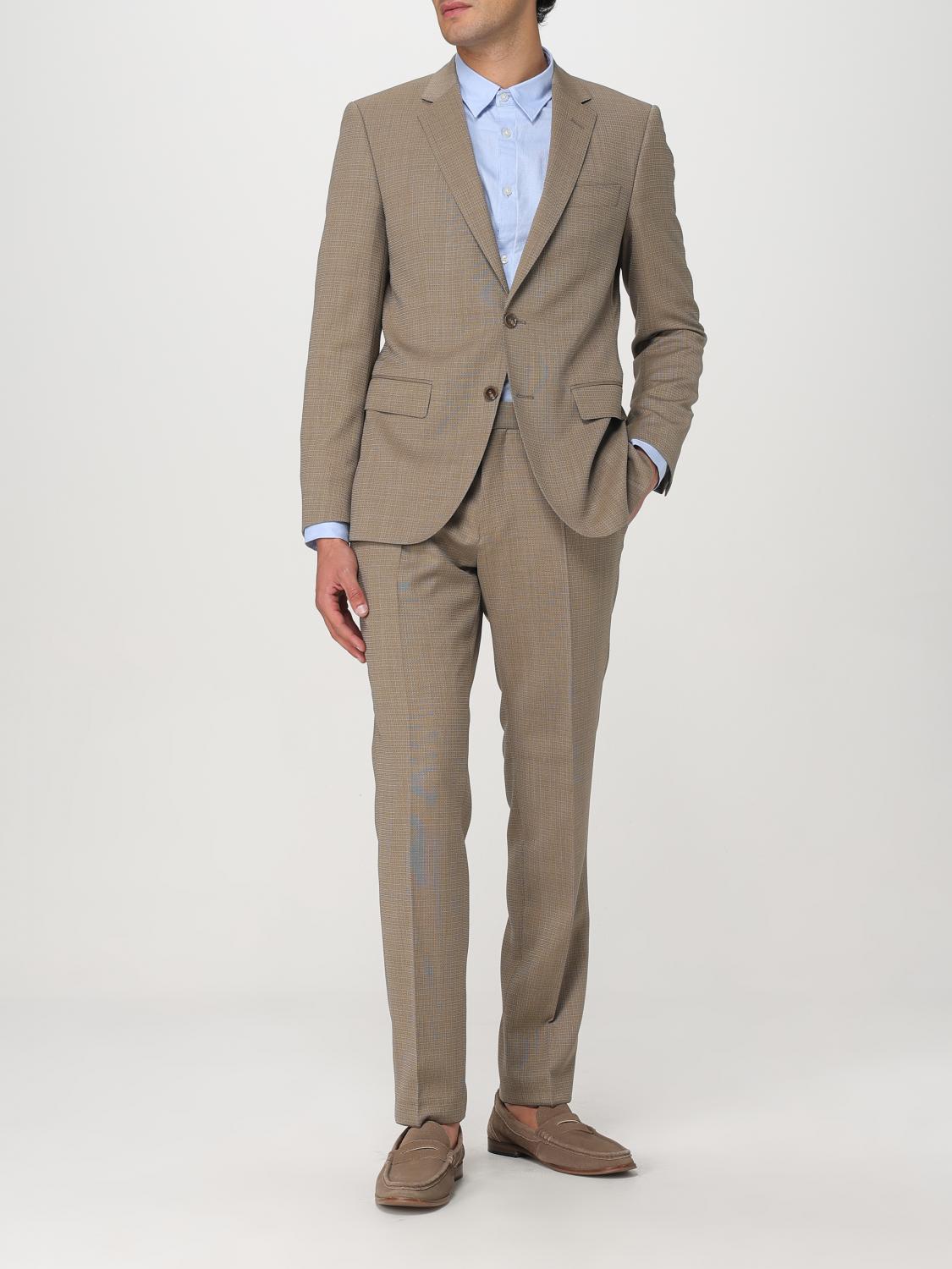 BOSS ABITO: Abito a monopetto Boss , Beige - Img 2