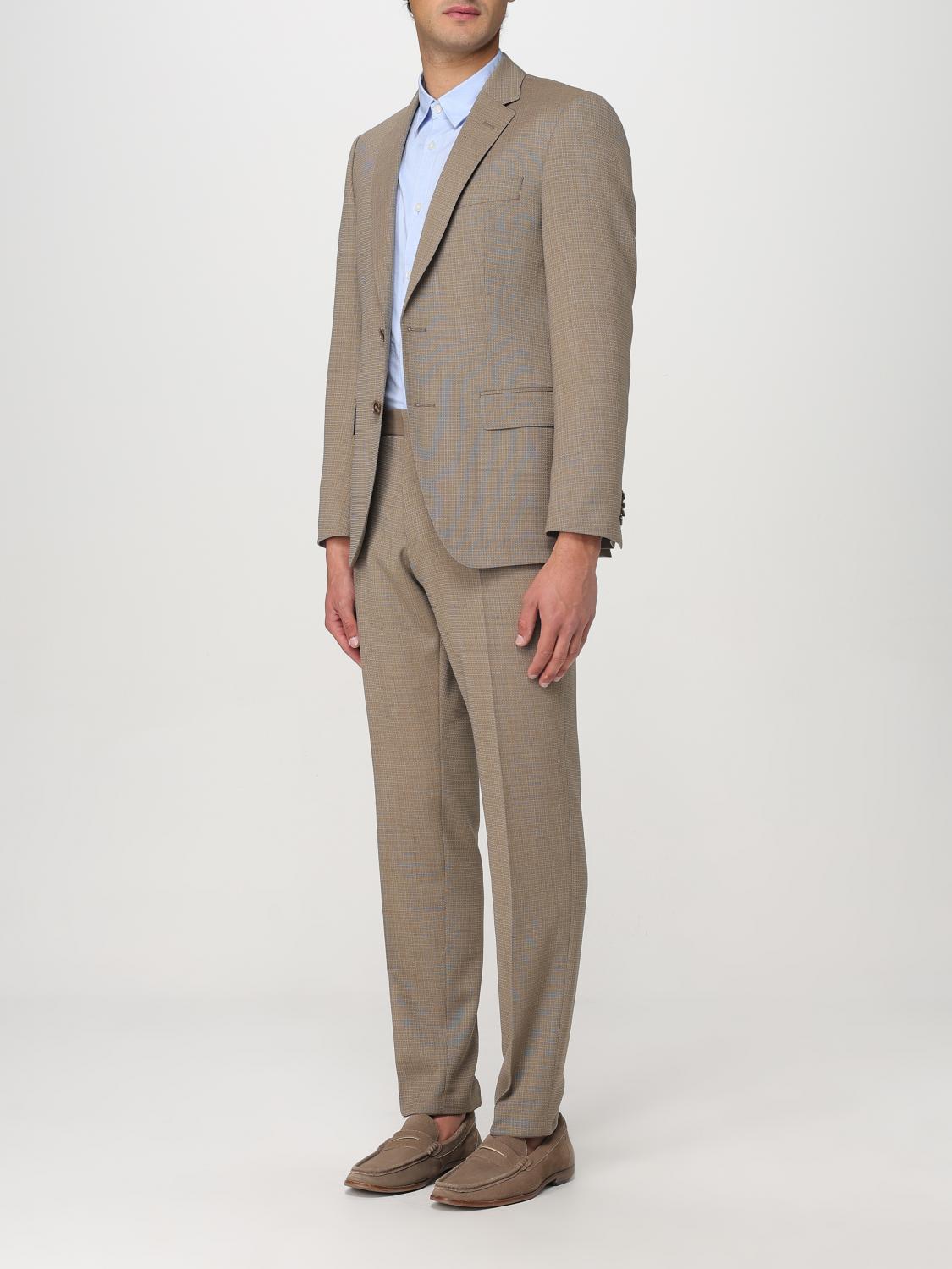 BOSS ABITO: Abito a monopetto Boss , Beige - Img 4