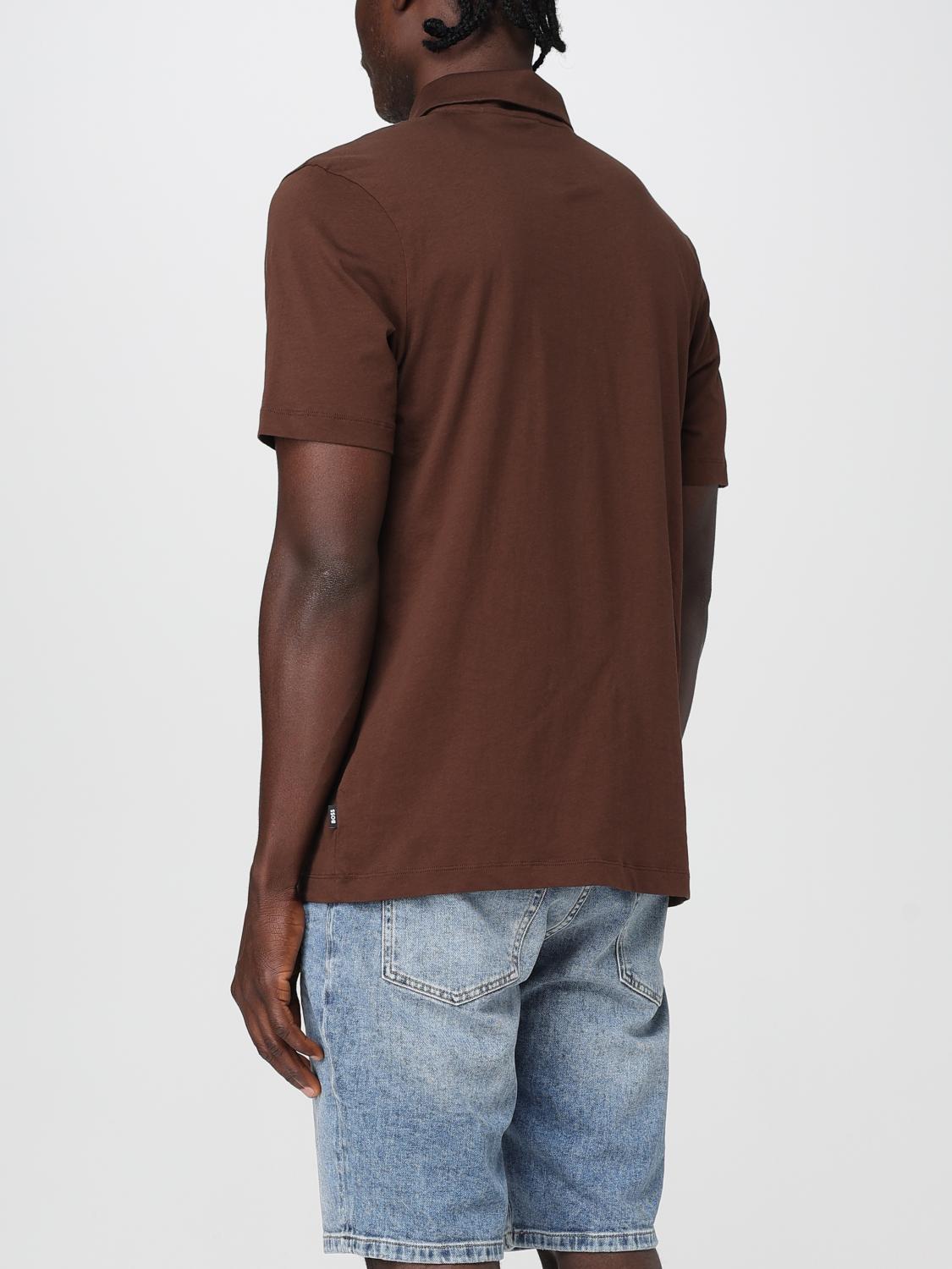 BOSS POLO: Camiseta hombre Boss, Marrón - Img 2