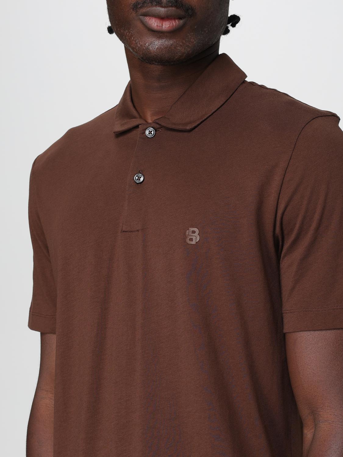 BOSS POLO: Camiseta hombre Boss, Marrón - Img 3