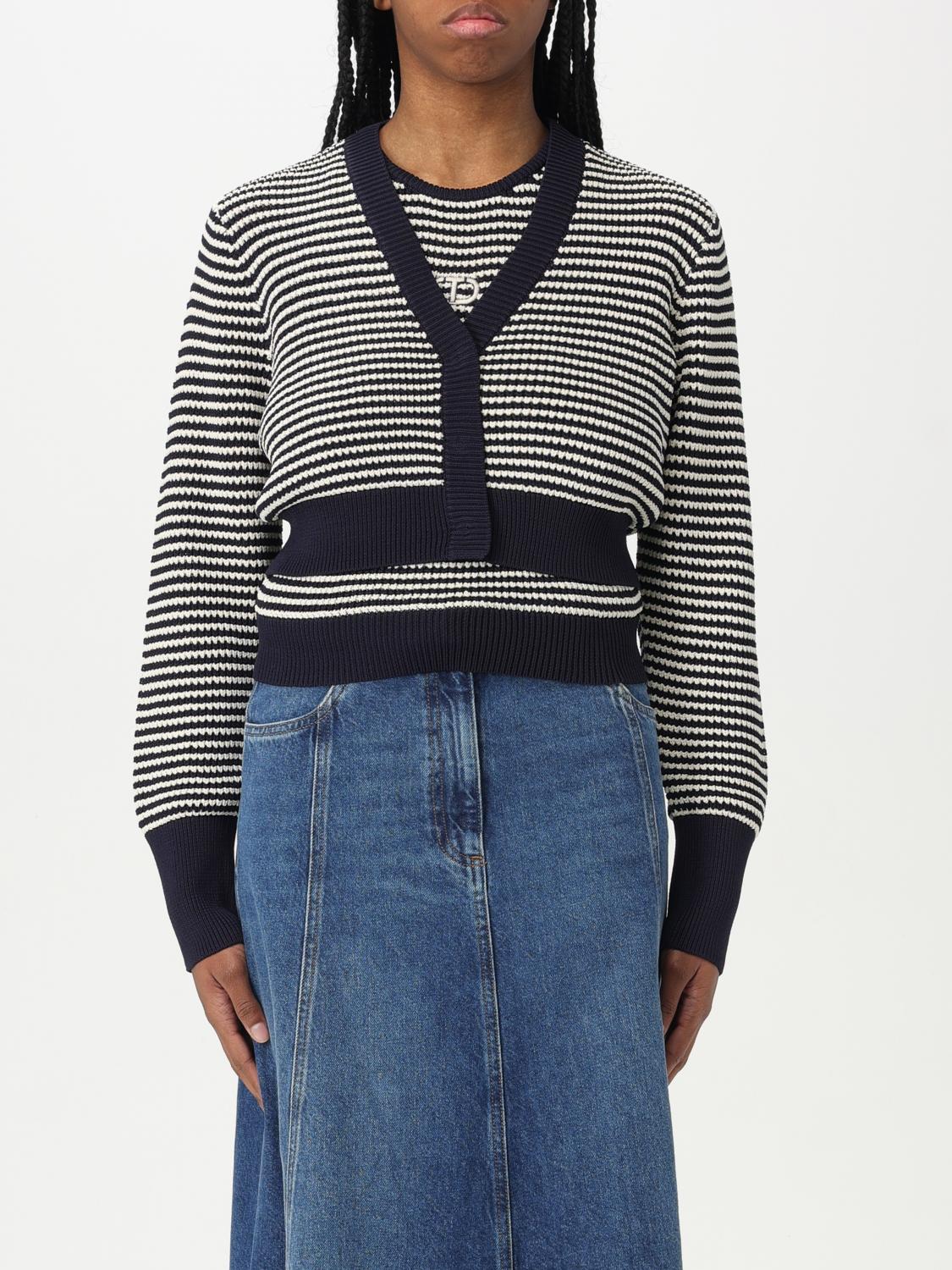 TWINSET STRICKJACKE: Pullover damen Twinset, Blau - Img 1