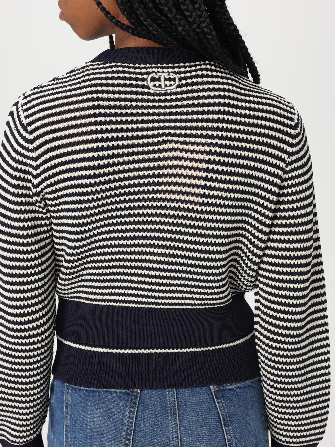 TWINSET STRICKJACKE: Pullover damen Twinset, Blau - Img 4