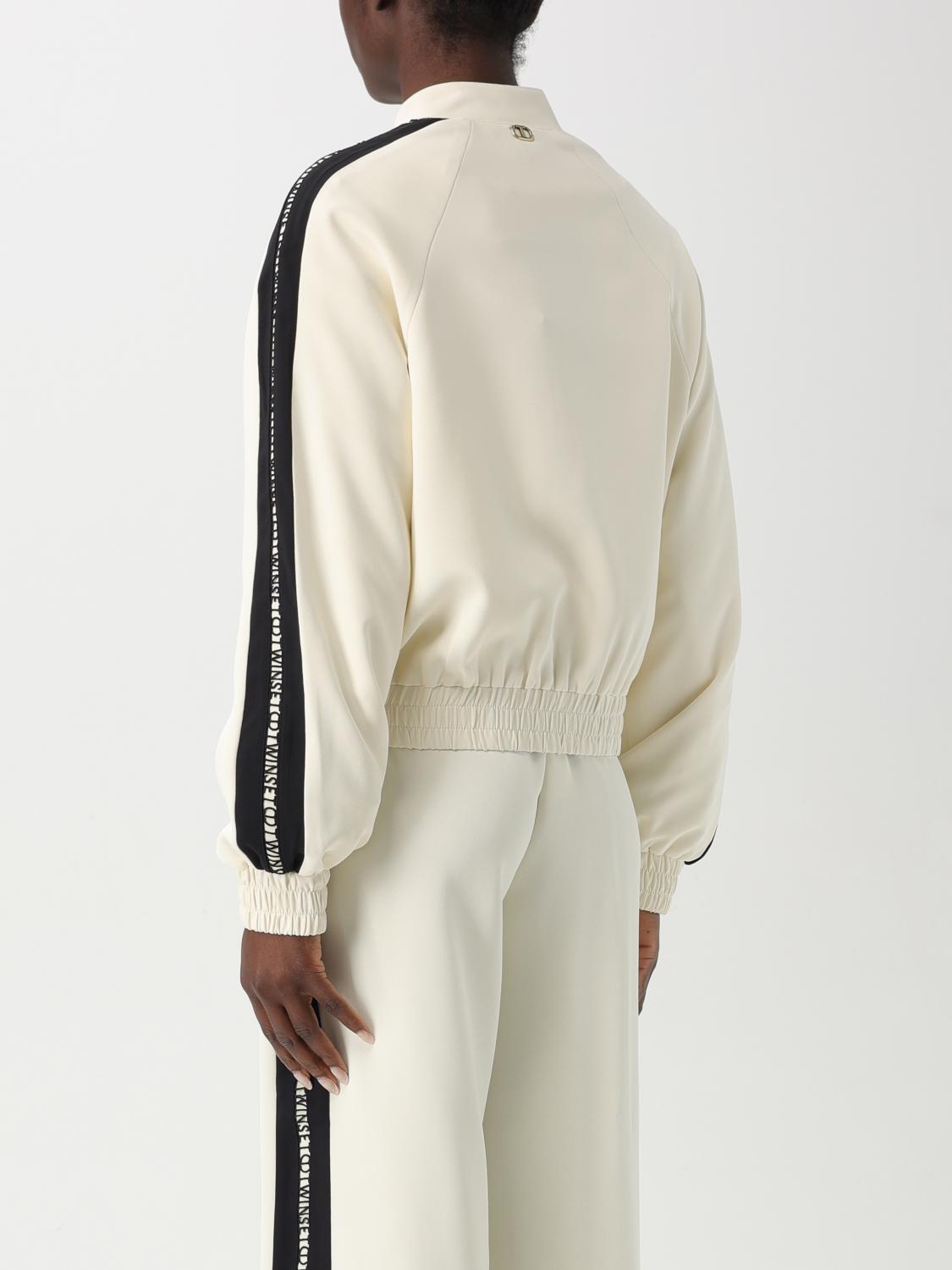 TWINSET SUDADERA: Americana mujer Twinset, Hielo - Img 3