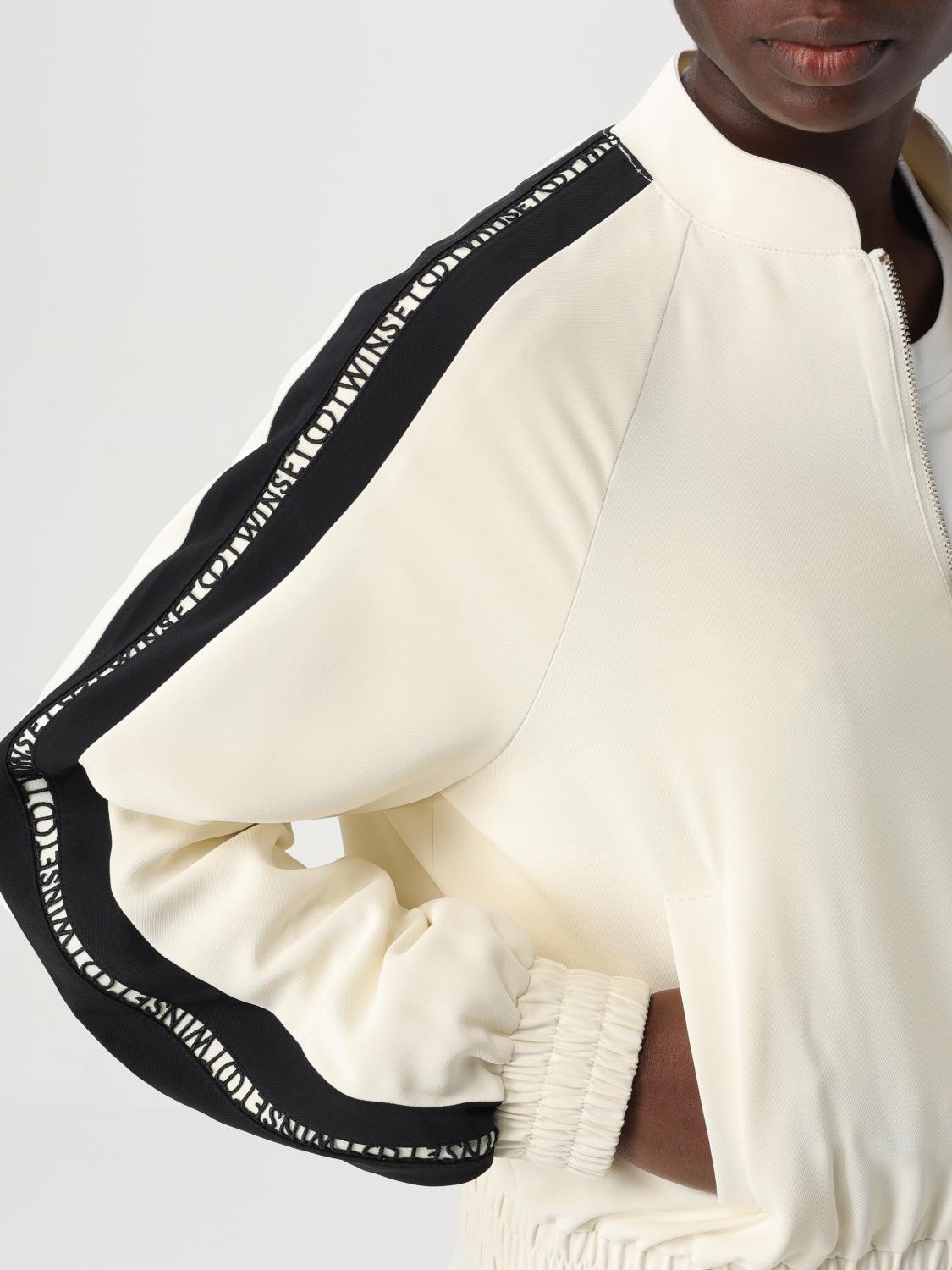TWINSET SUDADERA: Americana mujer Twinset, Hielo - Img 5